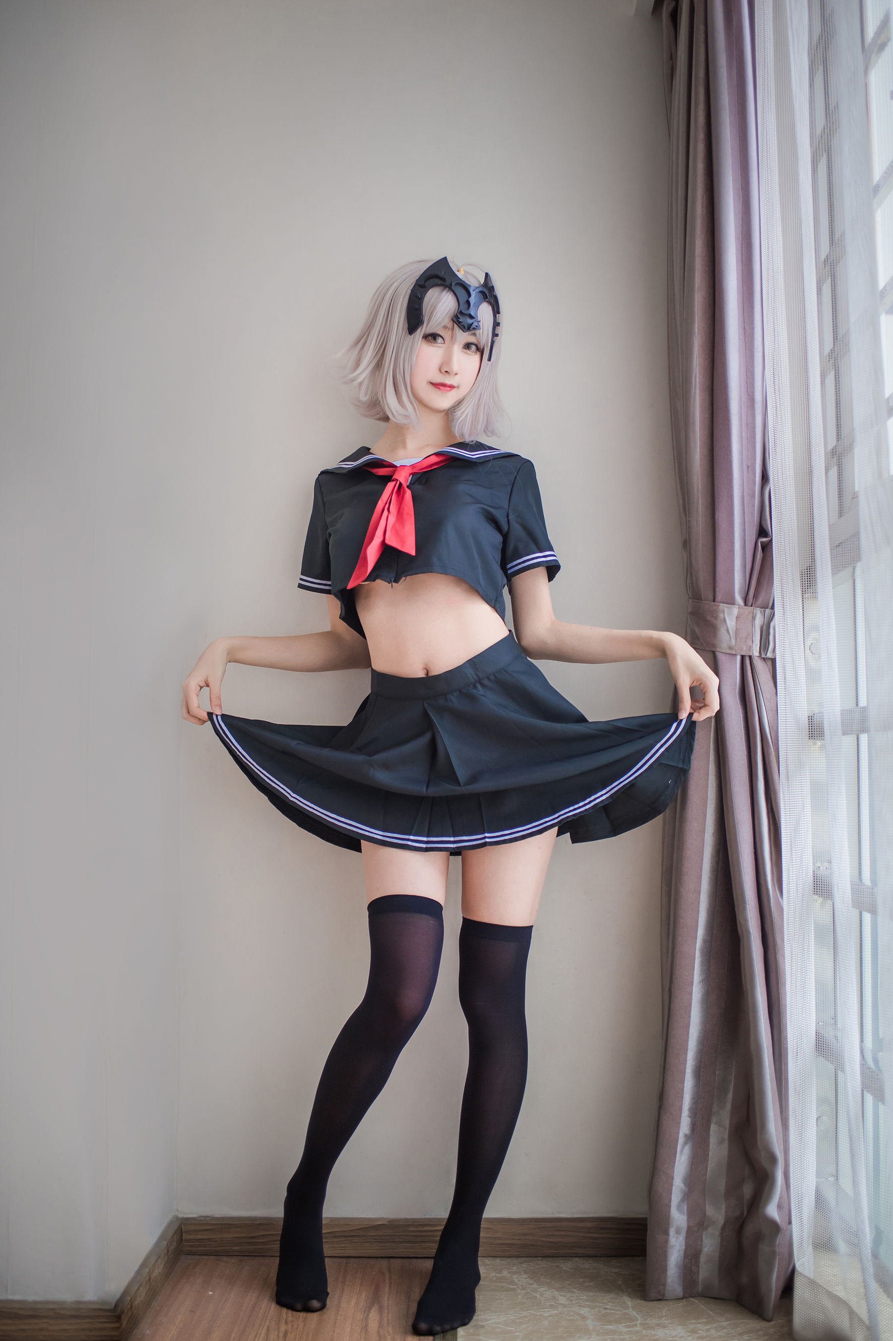 [萝莉COS] 木绵绵OwO - 贞德（黑）