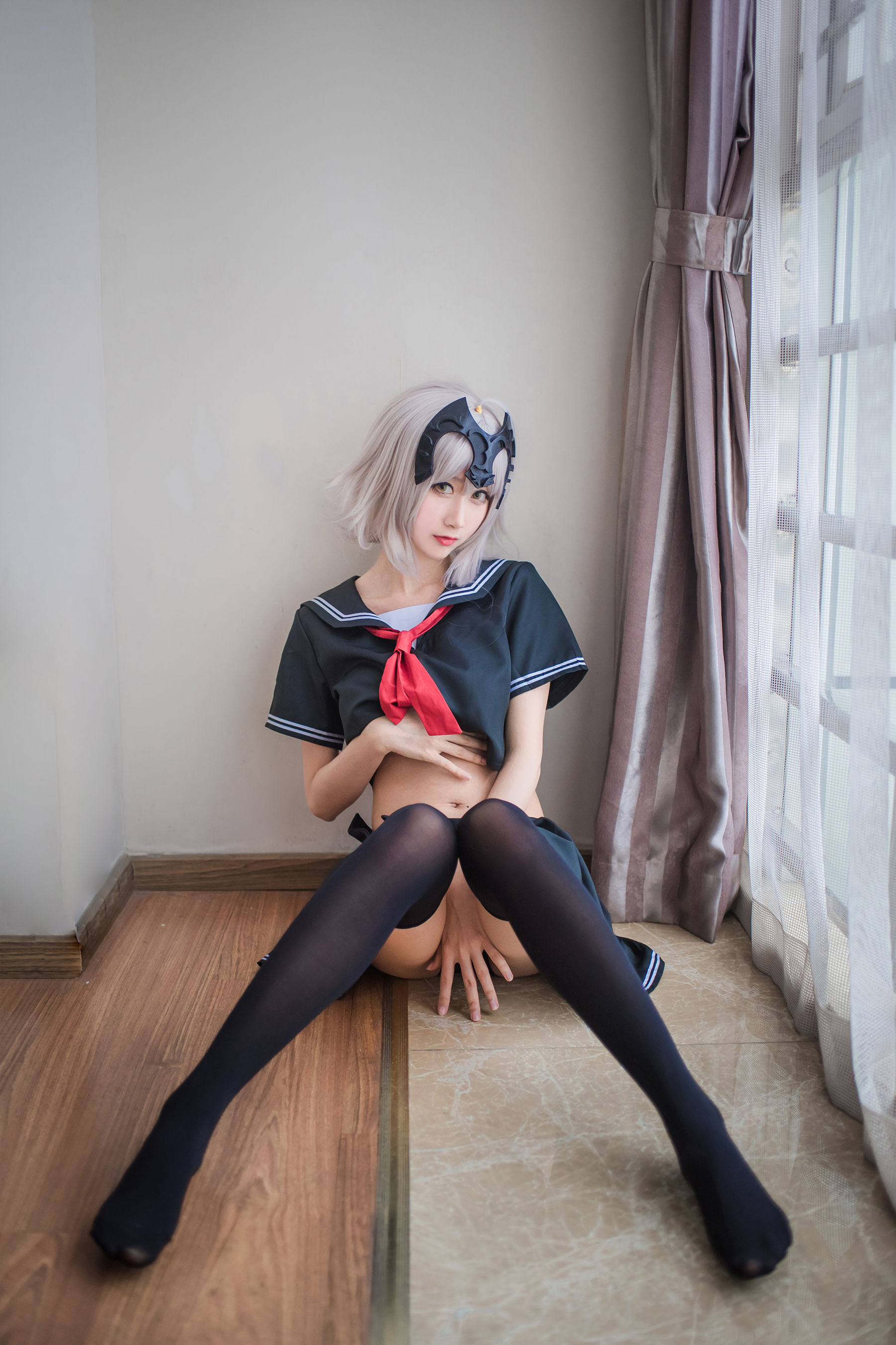 [萝莉COS] 木绵绵OwO - 贞德（黑）