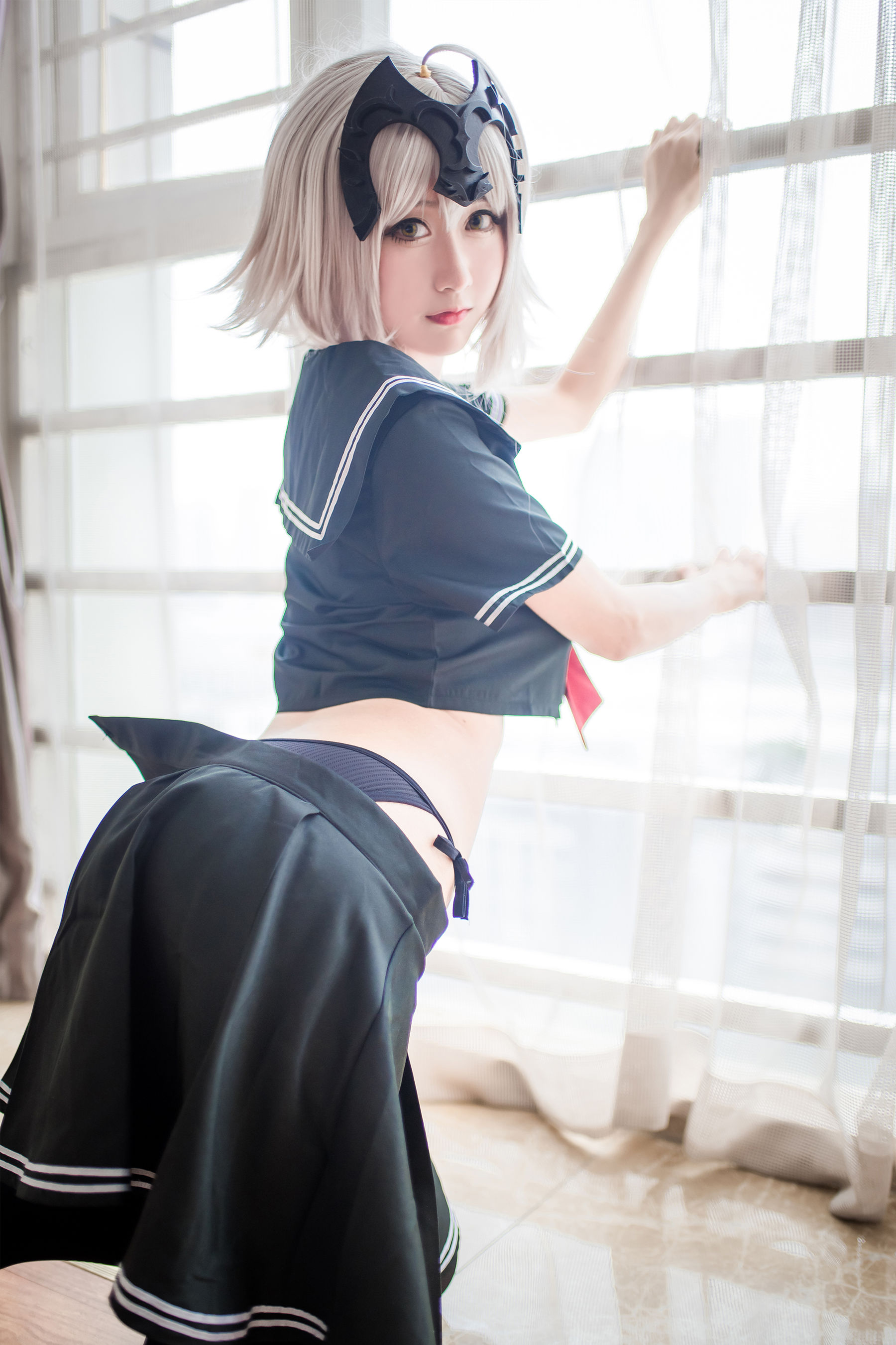 [萝莉COS] 木绵绵OwO - 贞德（黑）