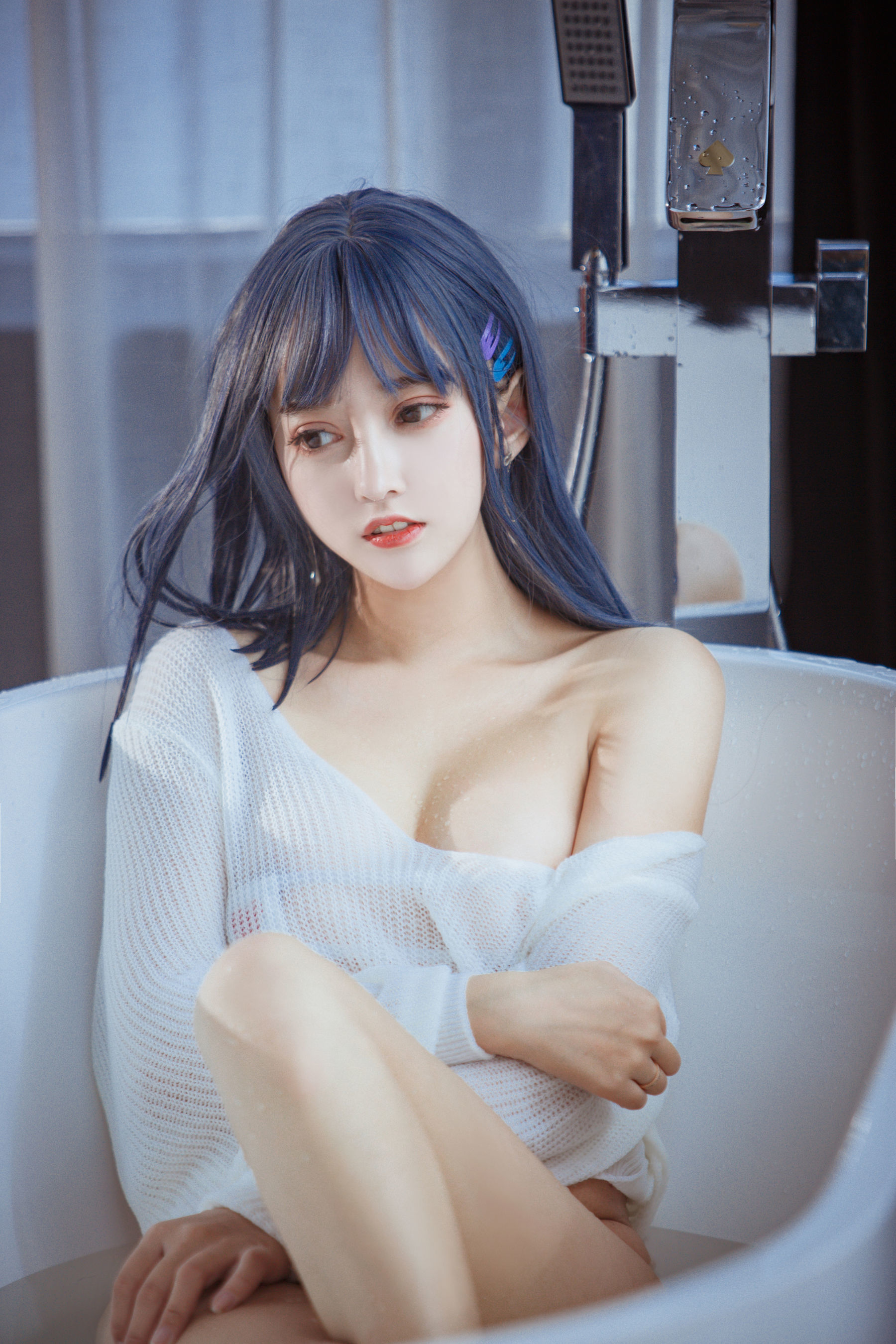 [萝莉COS] 斗鱼米线线sama - 浴缸