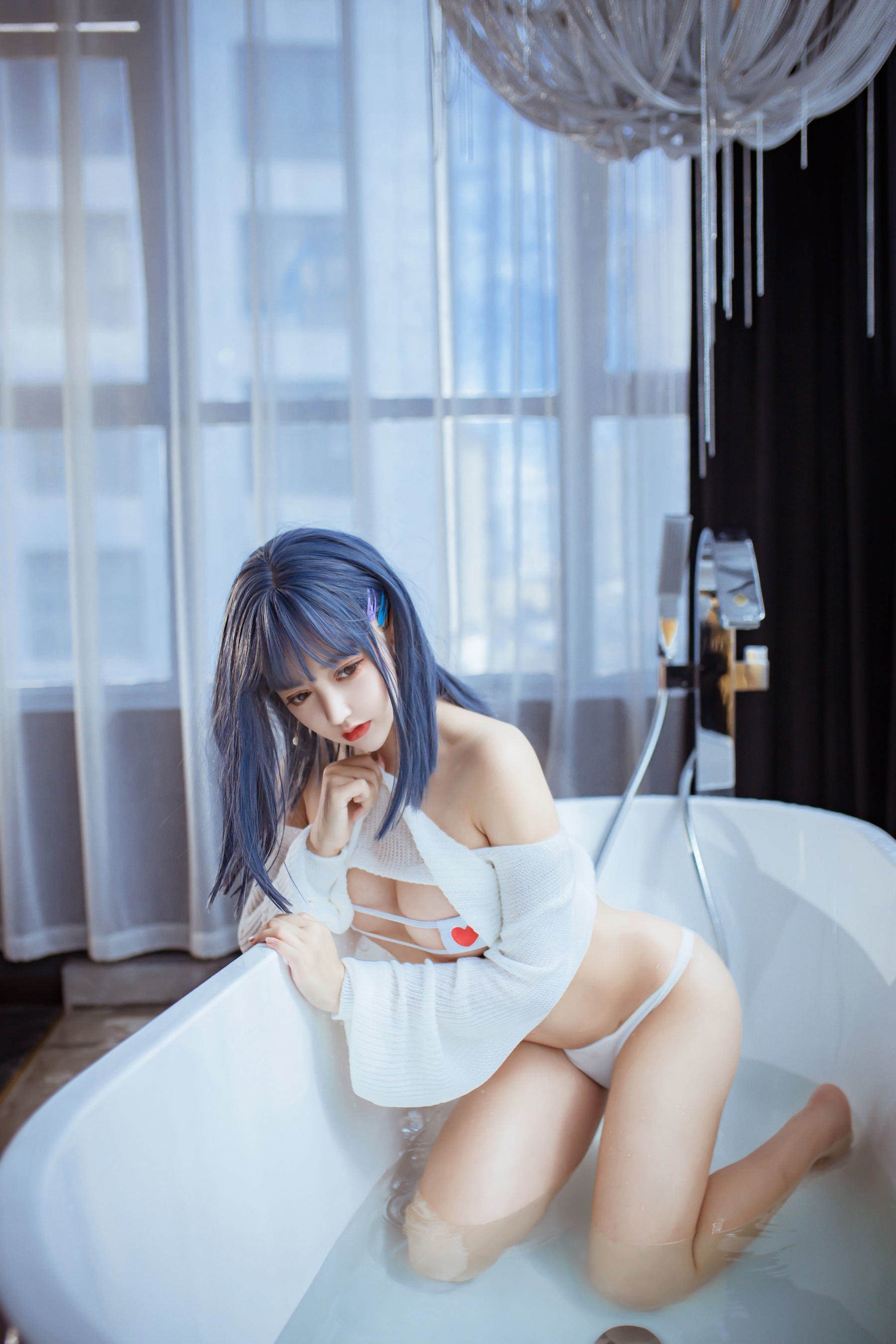 [萝莉COS] 斗鱼米线线sama - 浴缸