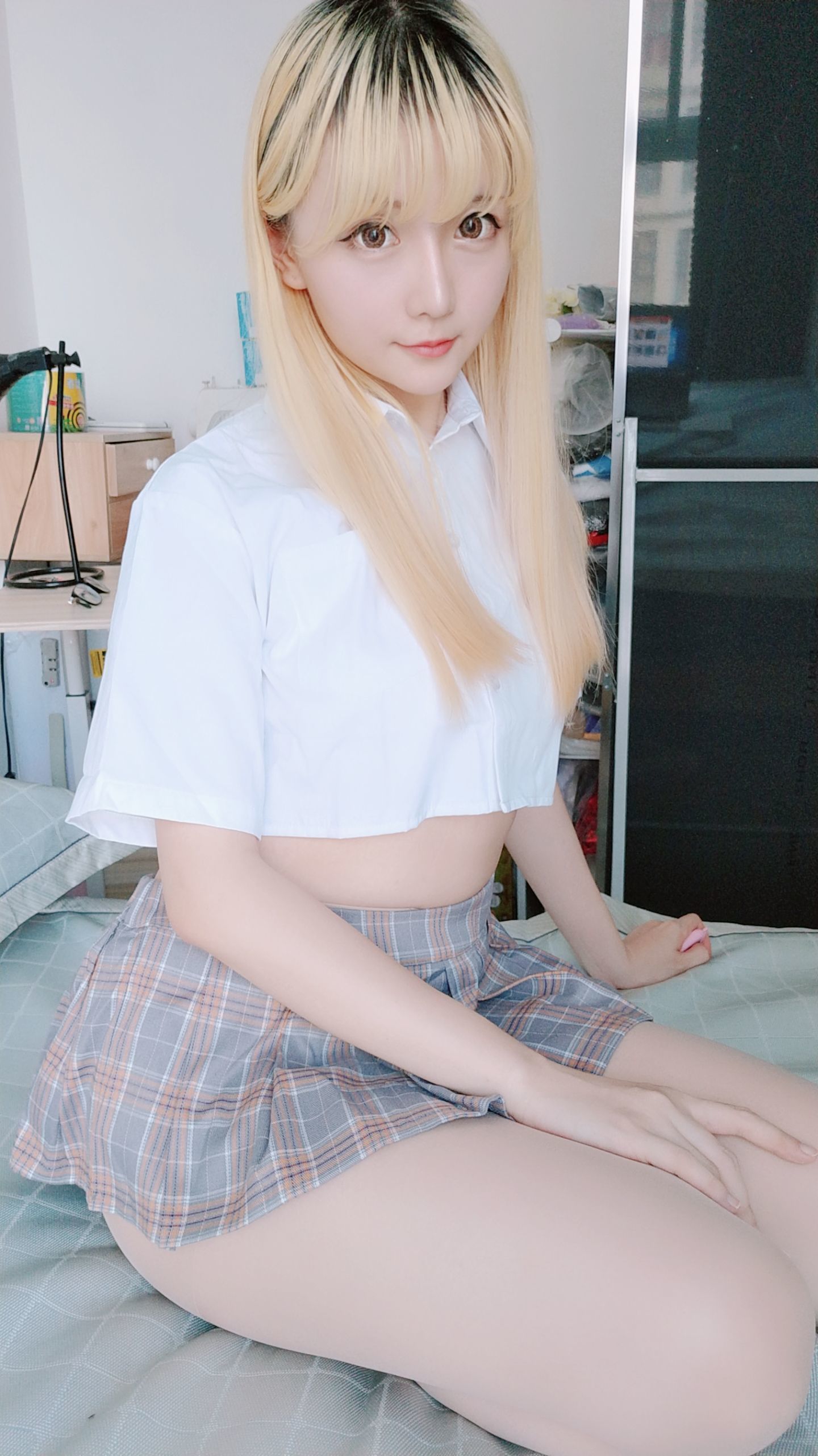 [萝莉COS] 星之迟迟 - 短裙制服