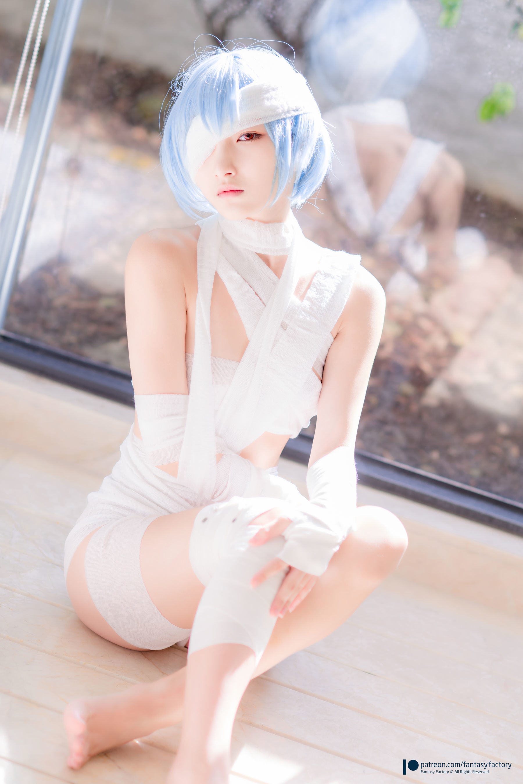 [Fantasy Factory] 小丁Cosplay - 魔女 浴池 黑丝