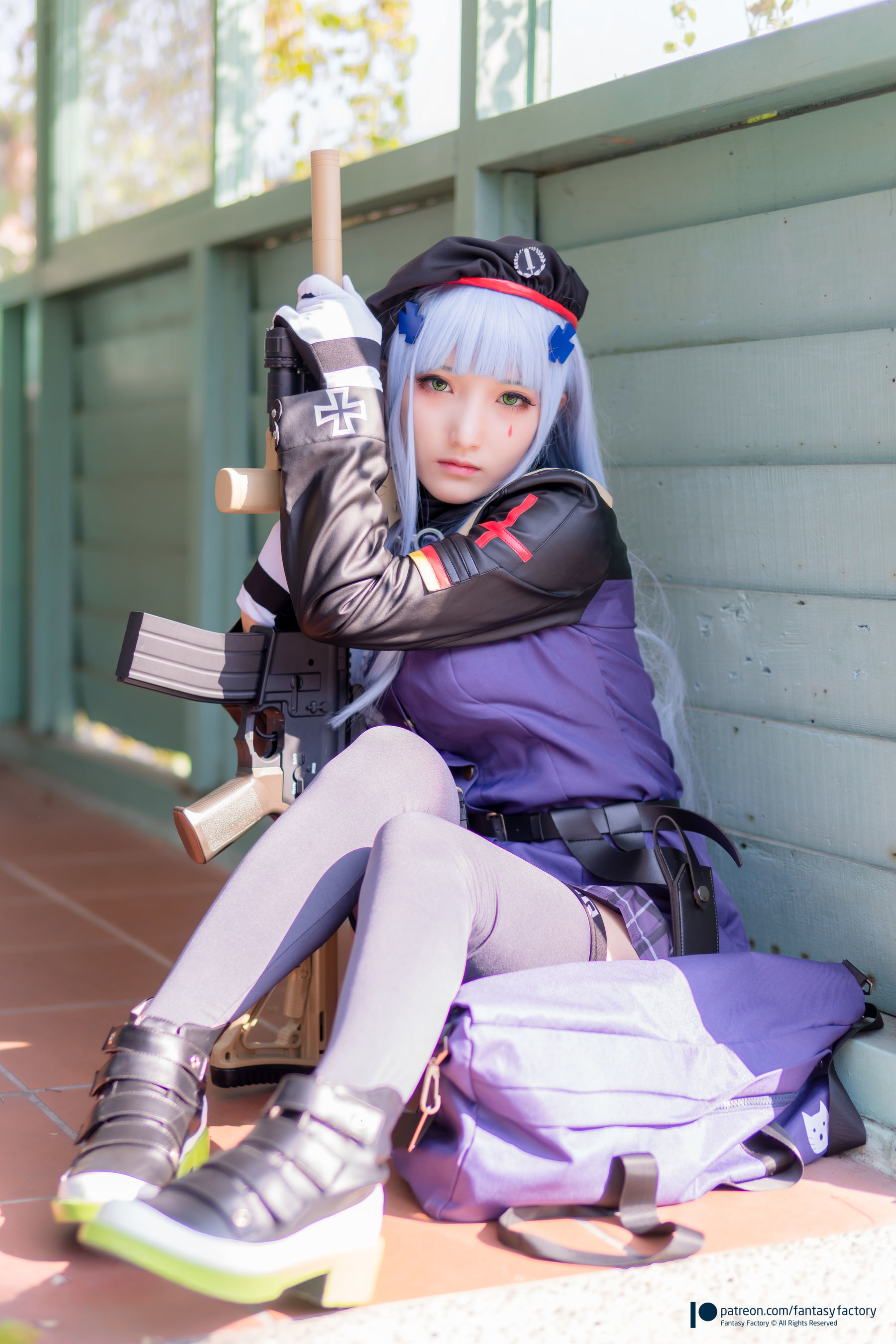 [Fantasy Factory] 小丁Cosplay - 魔女 浴池 黑丝