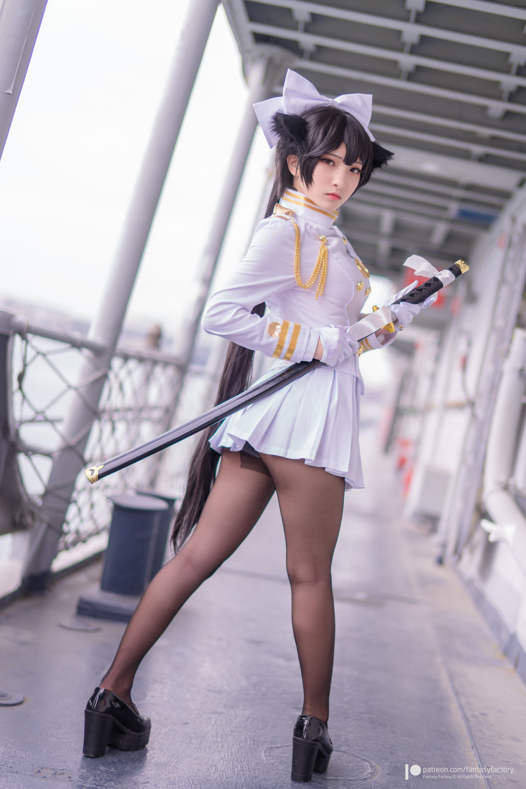 [Fantasy Factory] 小丁Cosplay - 魔女 浴池 黑丝