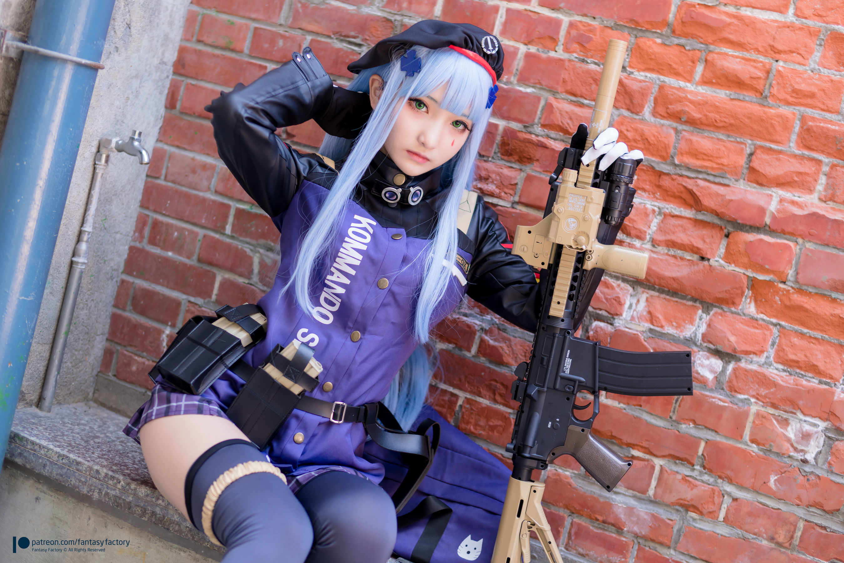 [Fantasy Factory] 小丁Cosplay - 魔女 浴池 黑丝