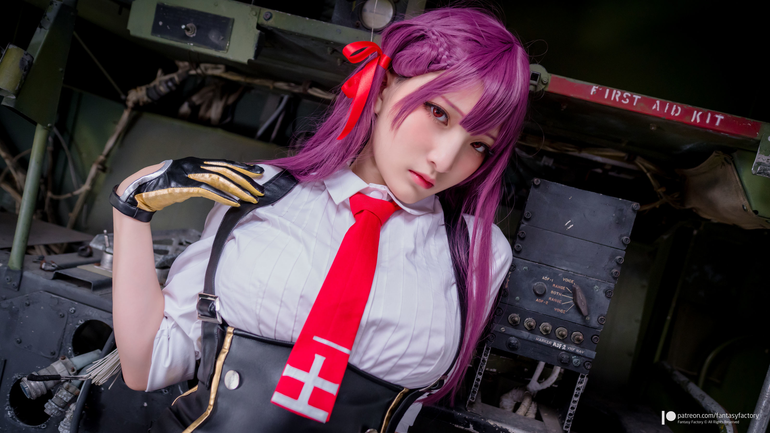 [Fantasy Factory] 小丁Cosplay - 黑丝 黑胶 女杀手