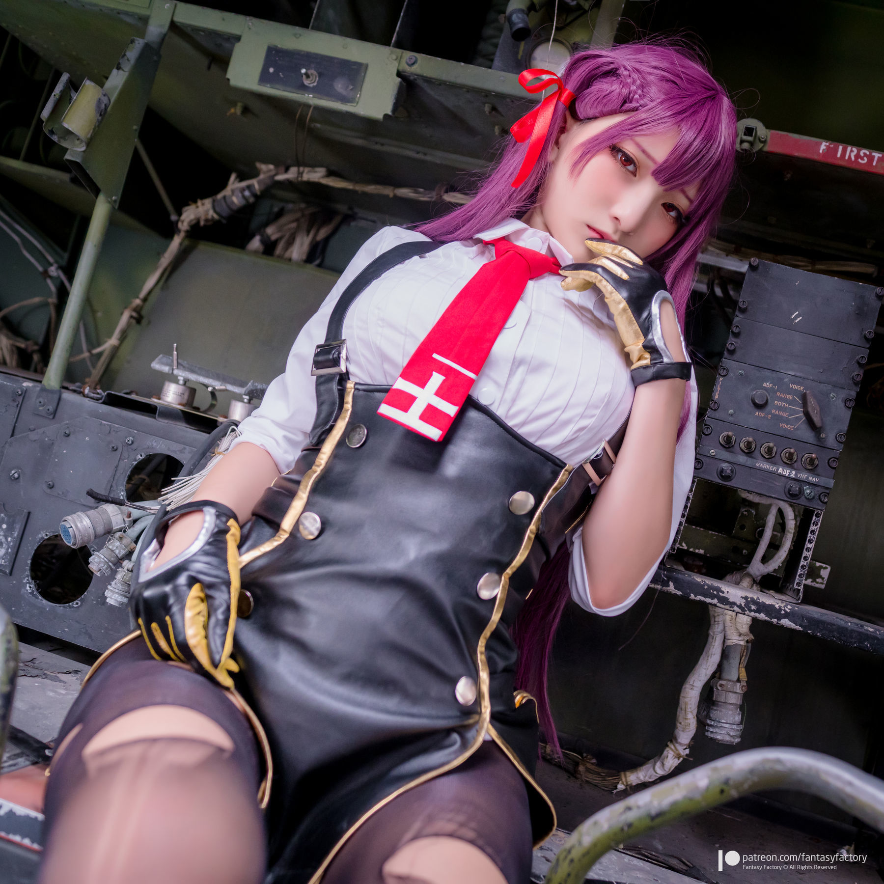 [Fantasy Factory] 小丁Cosplay - 黑丝 黑胶 女杀手