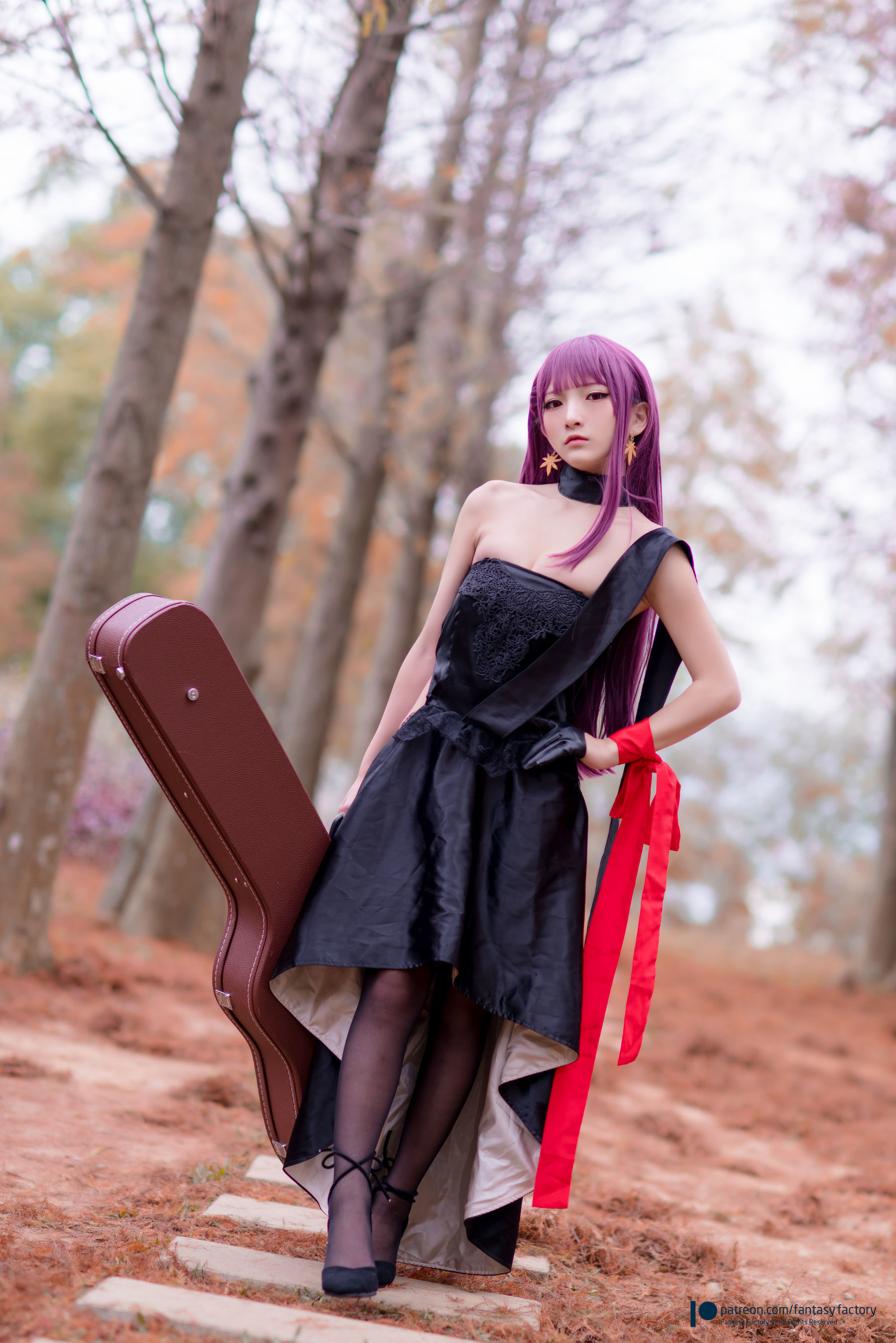 [Fantasy Factory] 小丁Cosplay - 黑丝 黑胶 女杀手