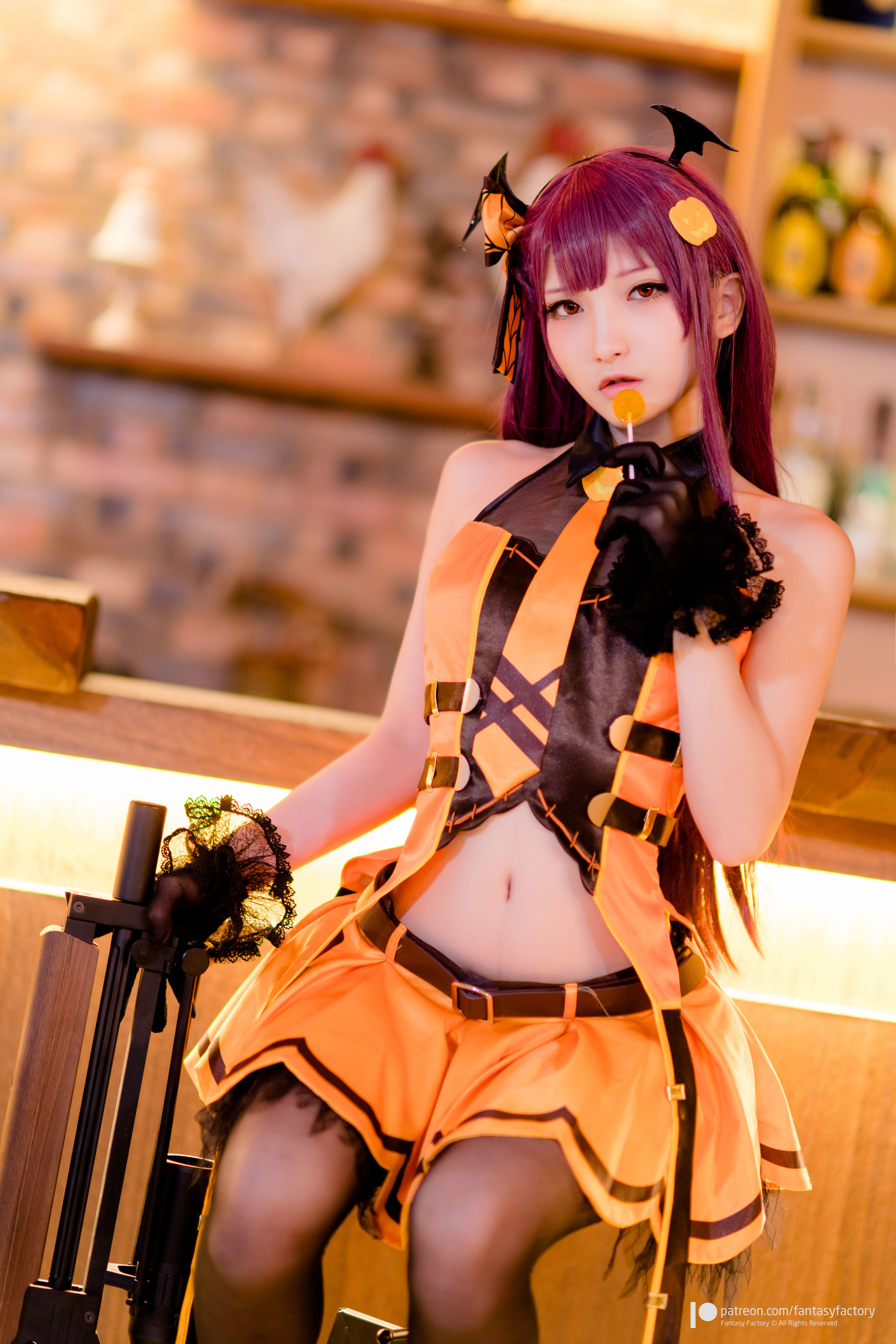 [Fantasy Factory] 小丁Cosplay - 黑丝 黑胶 女杀手
