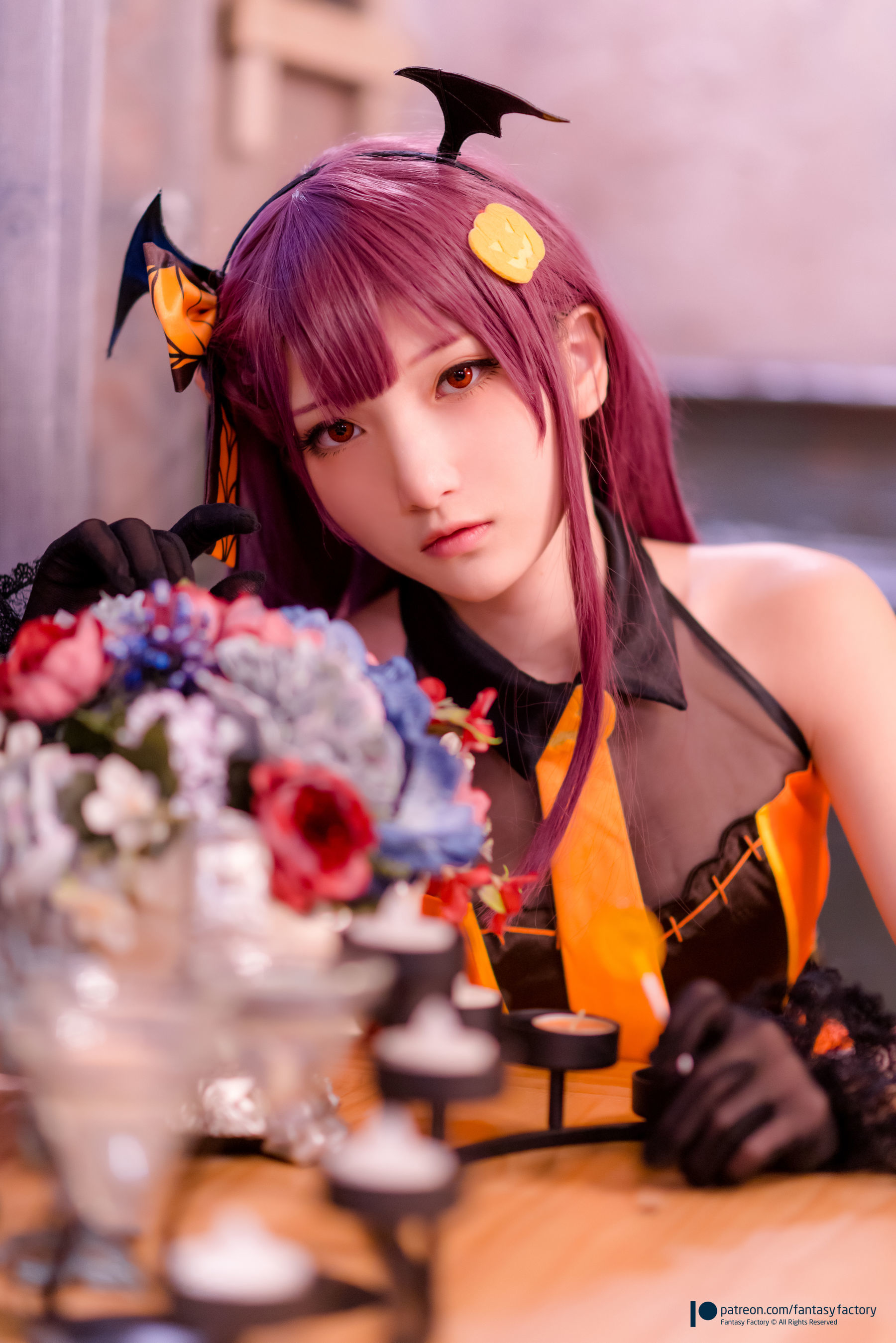 [Fantasy Factory] 小丁Cosplay - 黑丝 黑胶 女杀手
