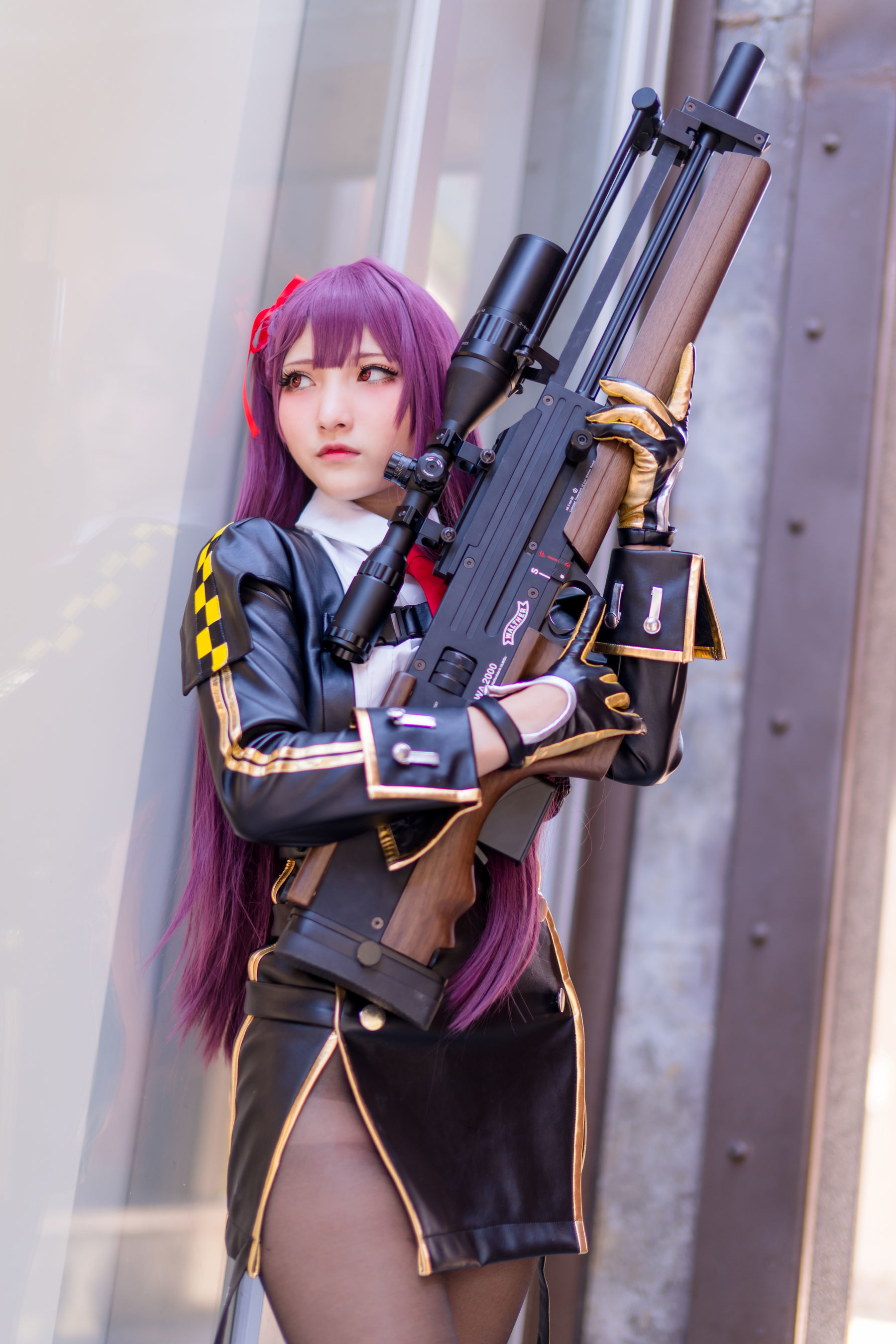 [Fantasy Factory] 小丁Cosplay - 黑丝 黑胶 女杀手