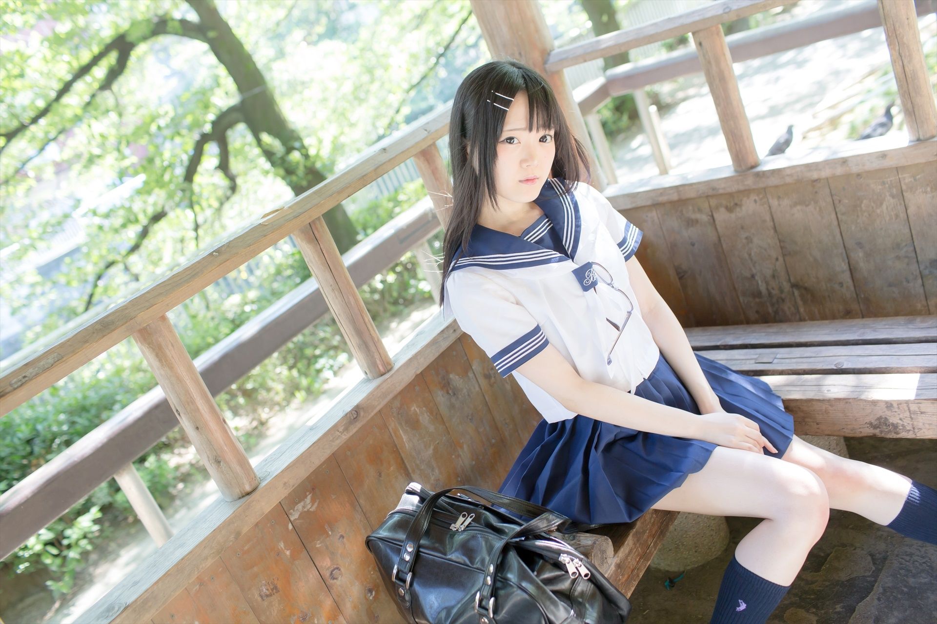 [まきろん。]君夏 - 君と僕の夏休み 制服