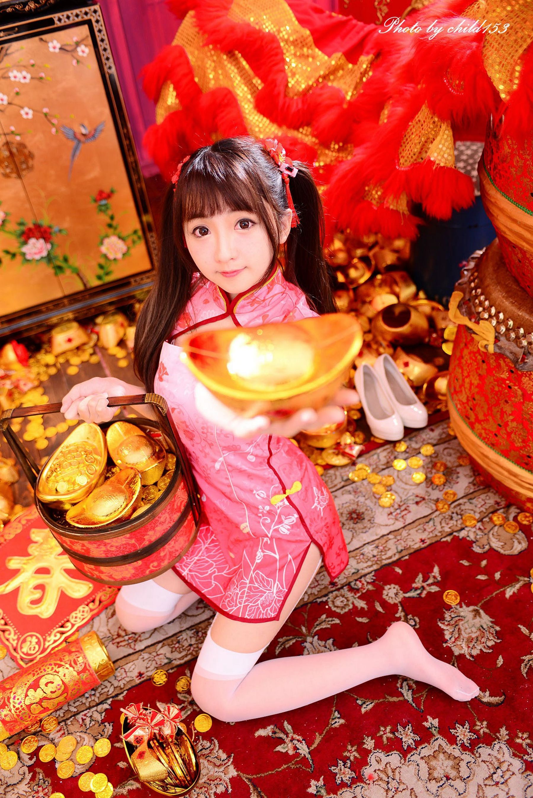 [台湾美女] 刘点点 喜气洋洋