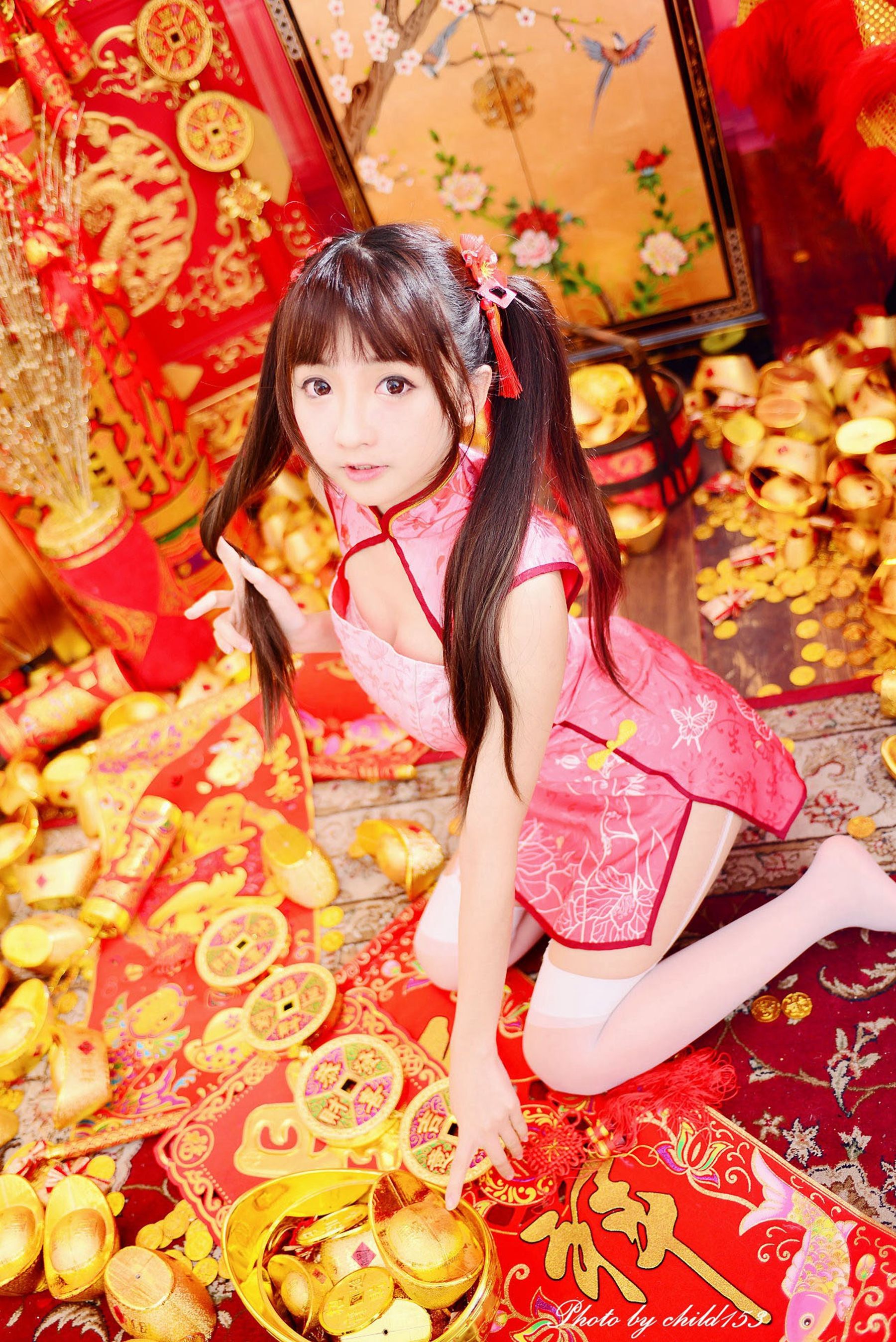 [台湾美女] 刘点点 喜气洋洋