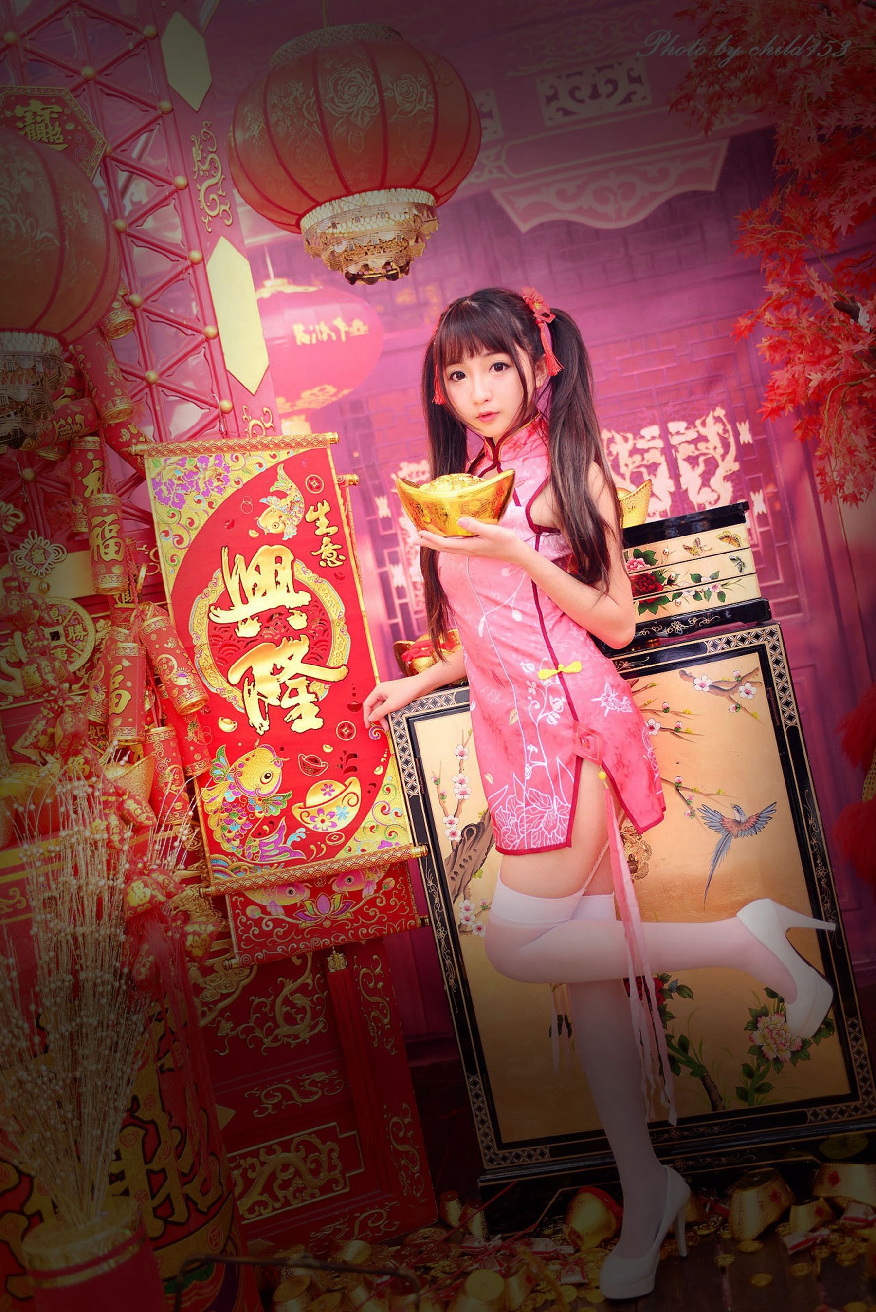 [台湾美女] 刘点点 喜气洋洋