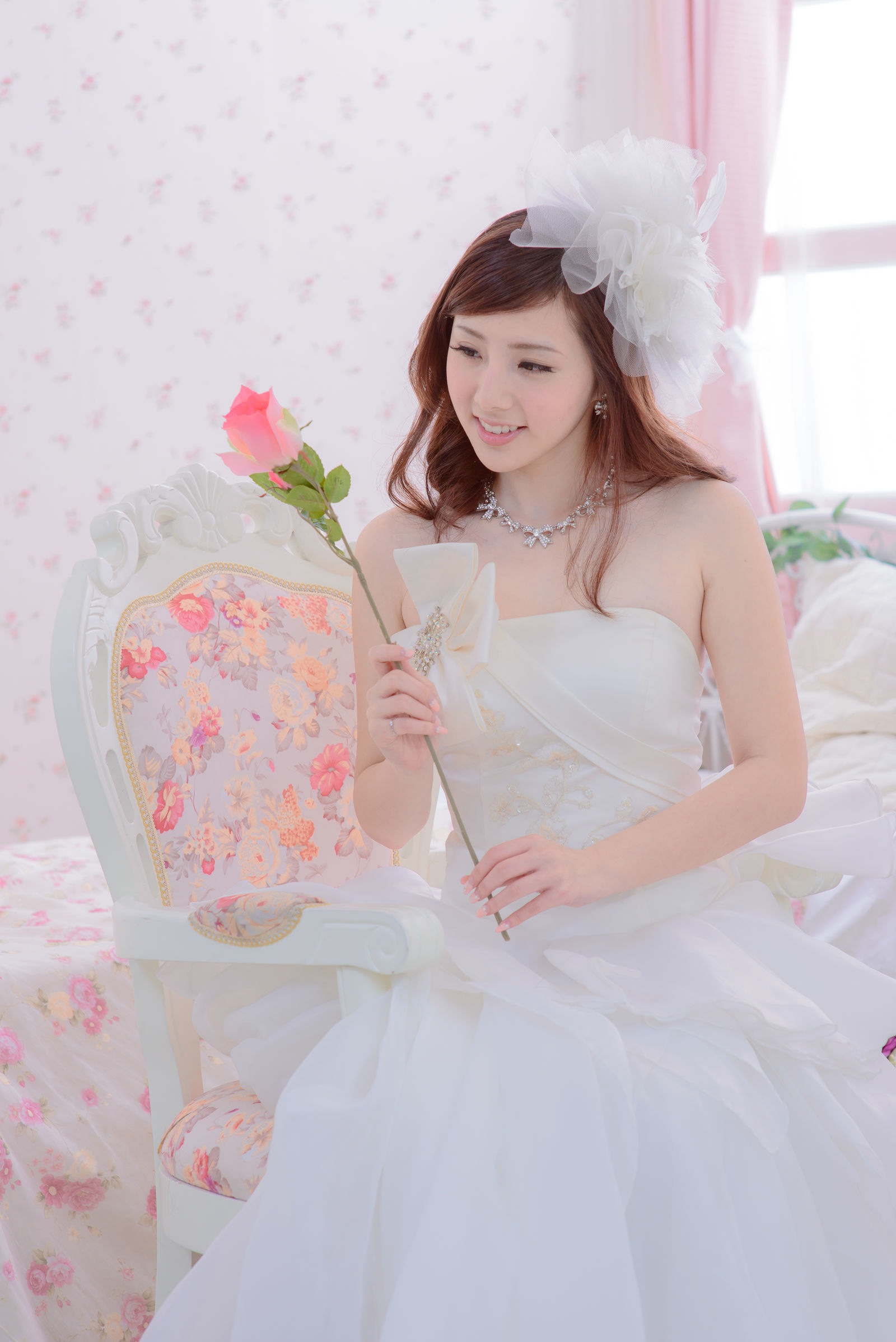 [台湾美女] 陈思颖 蓝白婚纱影集