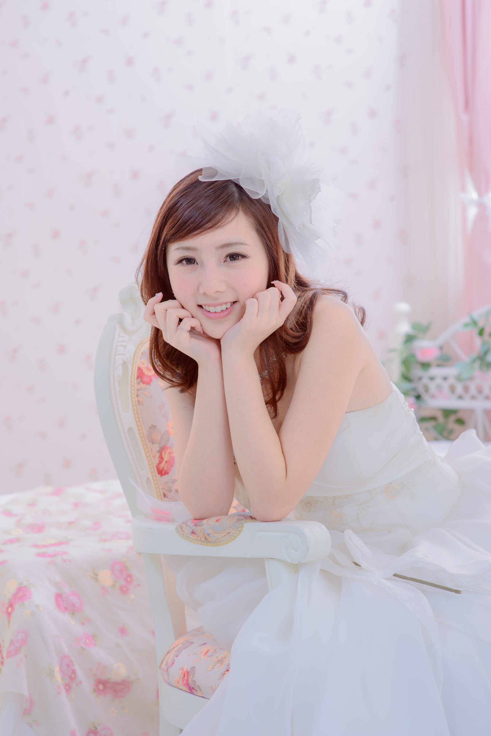 [台湾美女] 陈思颖 蓝白婚纱影集