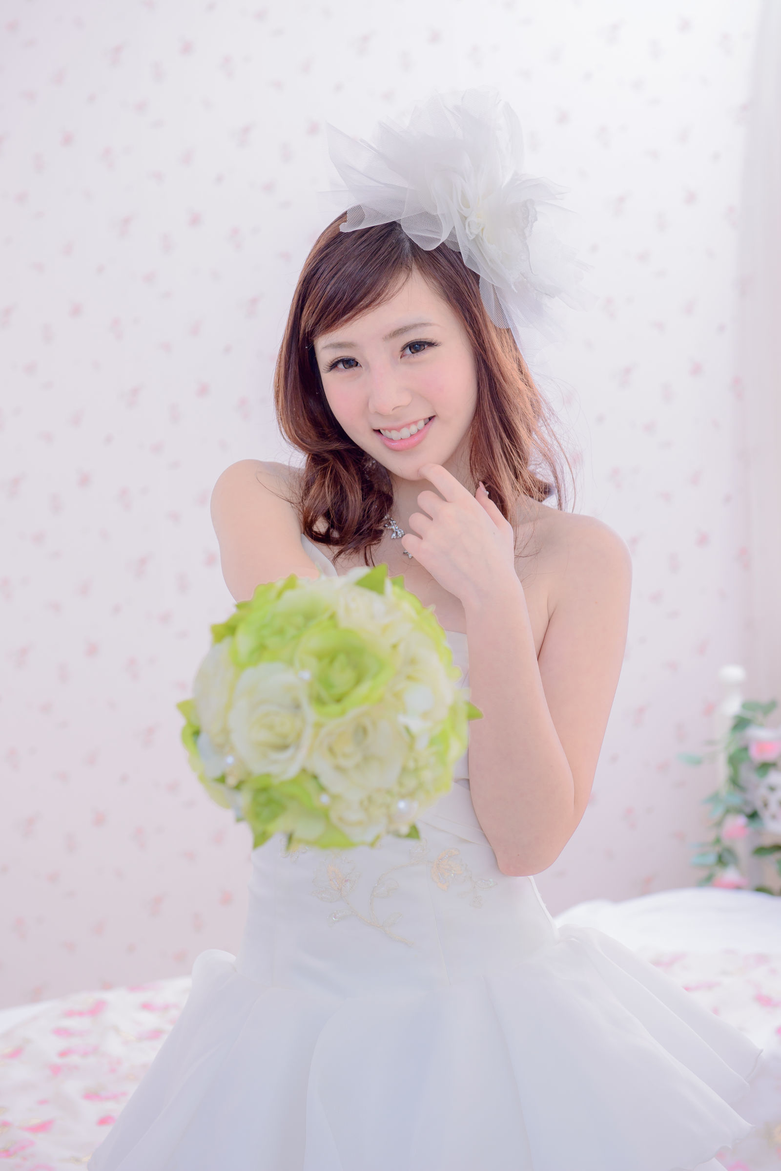 [台湾美女] 陈思颖 蓝白婚纱影集