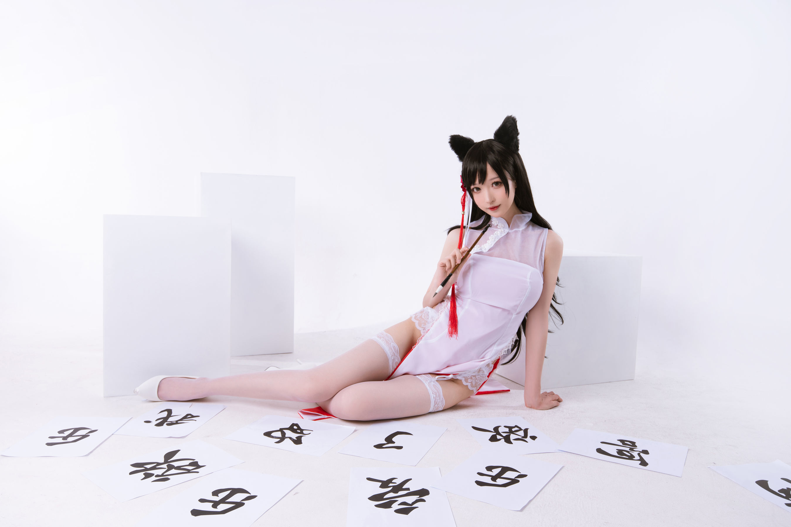 [萝莉COS] 南宫 - 高雄爱宕旗袍 南宫牙妹双人
