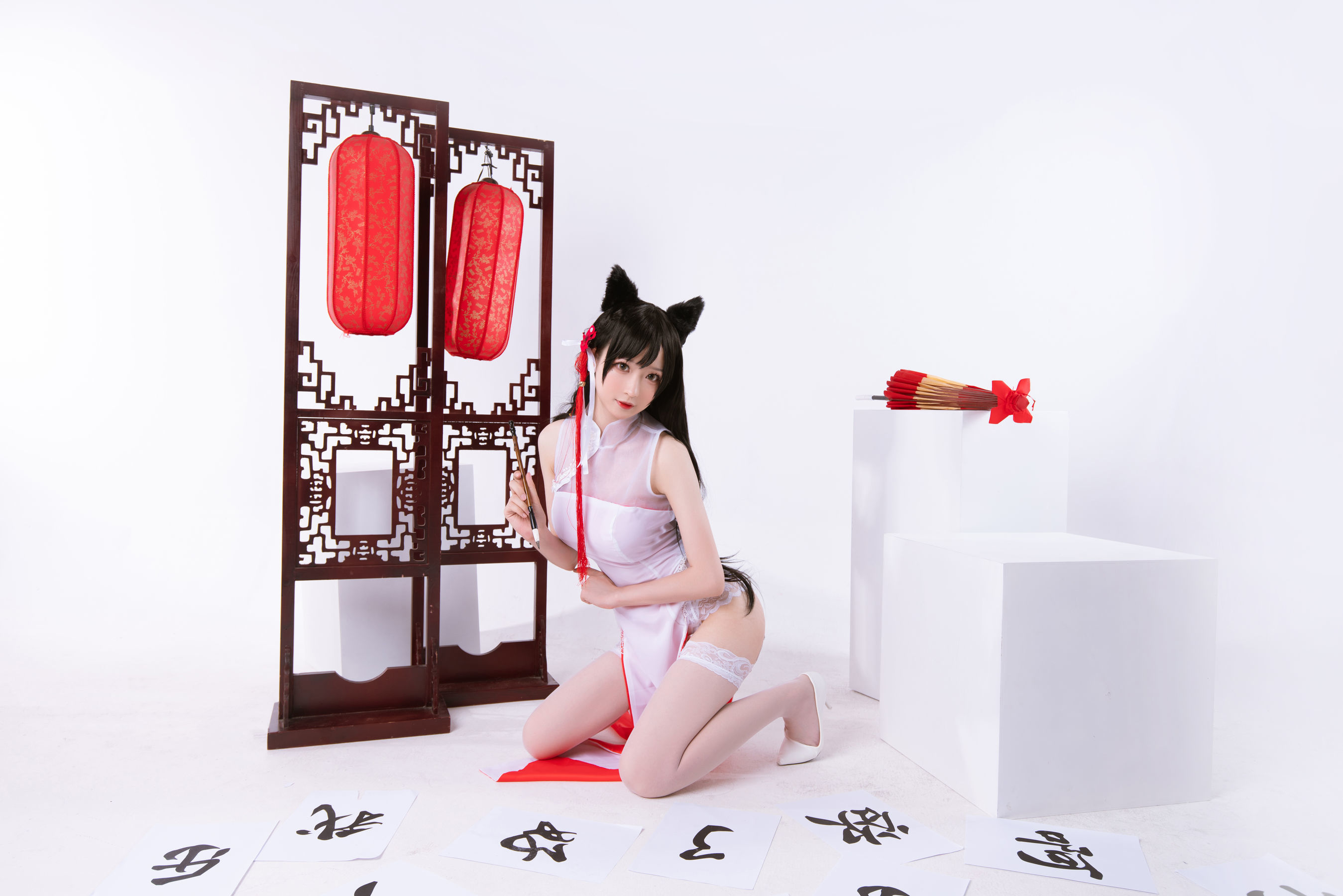 [萝莉COS] 南宫 - 高雄爱宕旗袍 南宫牙妹双人