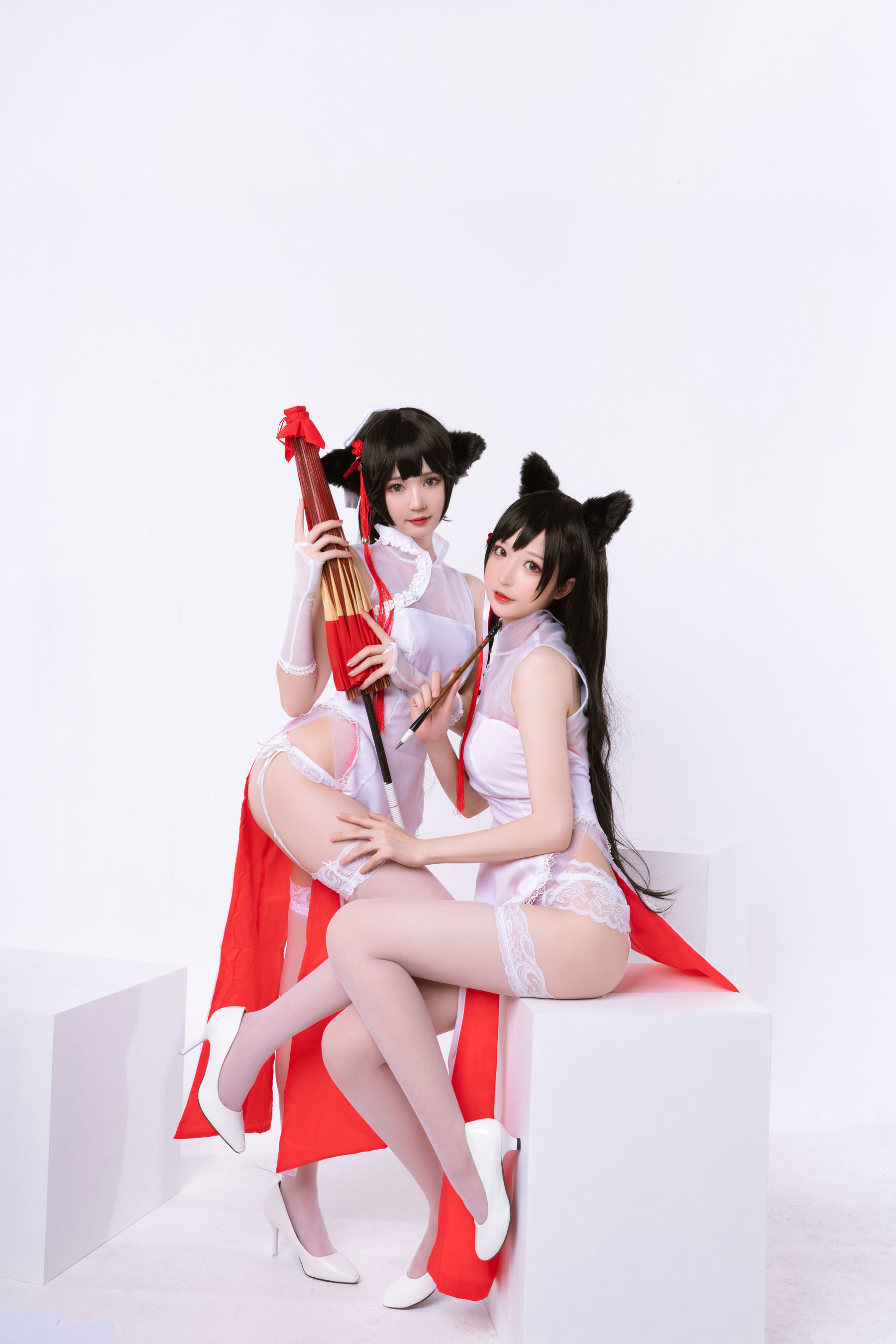 [萝莉COS] 南宫 - 高雄爱宕旗袍 南宫牙妹双人
