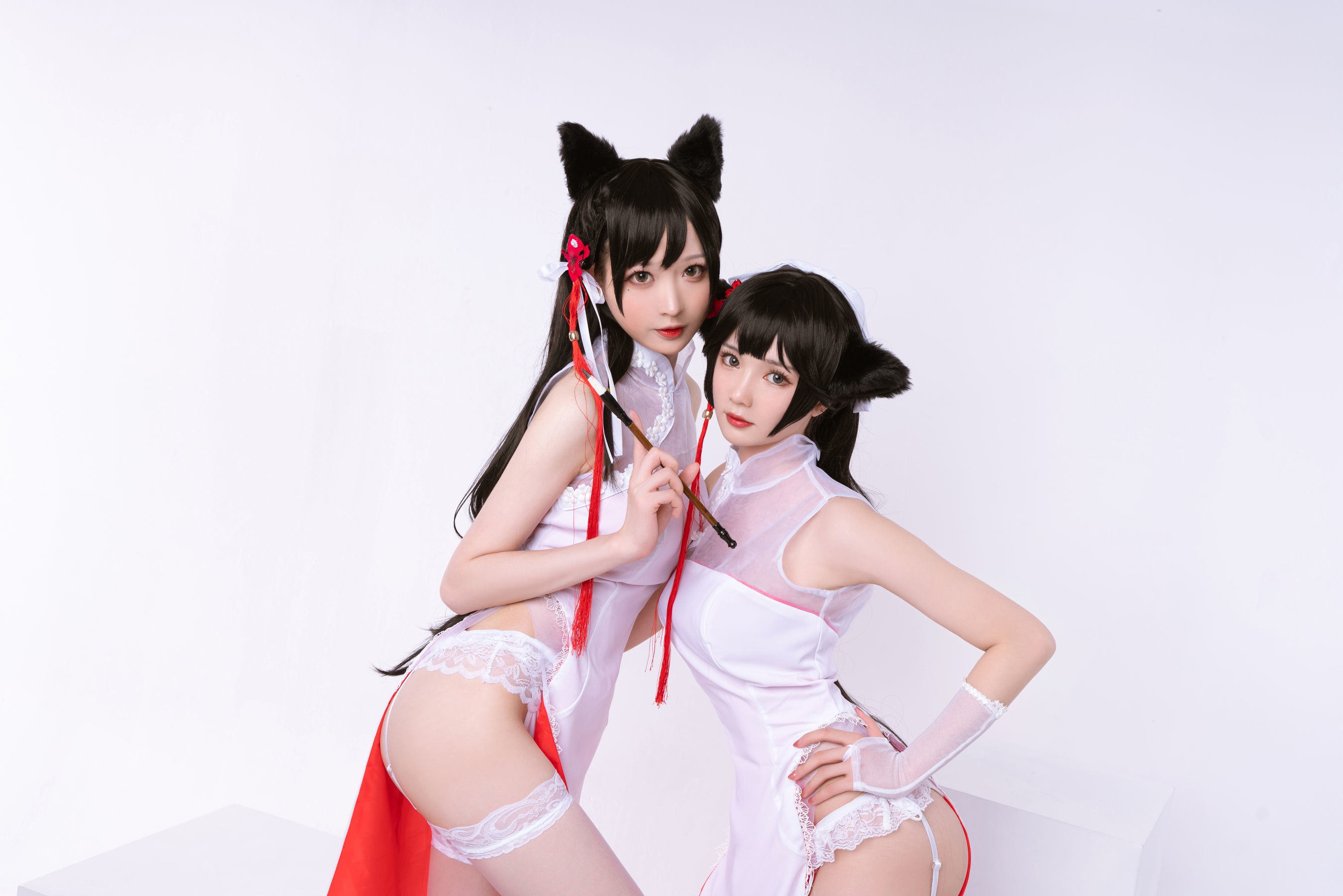 [萝莉COS] 南宫 - 高雄爱宕旗袍 南宫牙妹双人
