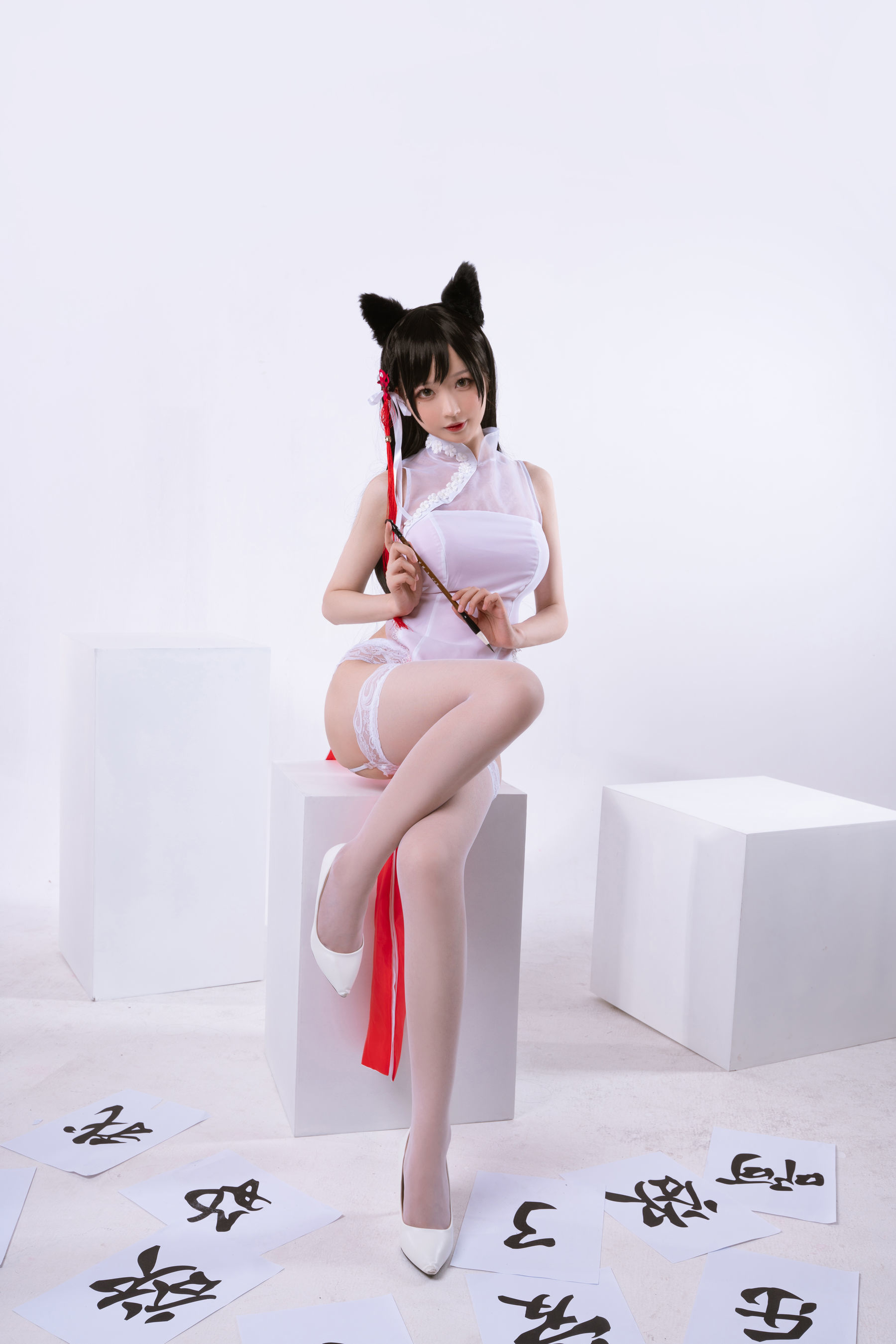 [萝莉COS] 南宫 - 高雄爱宕旗袍 南宫牙妹双人