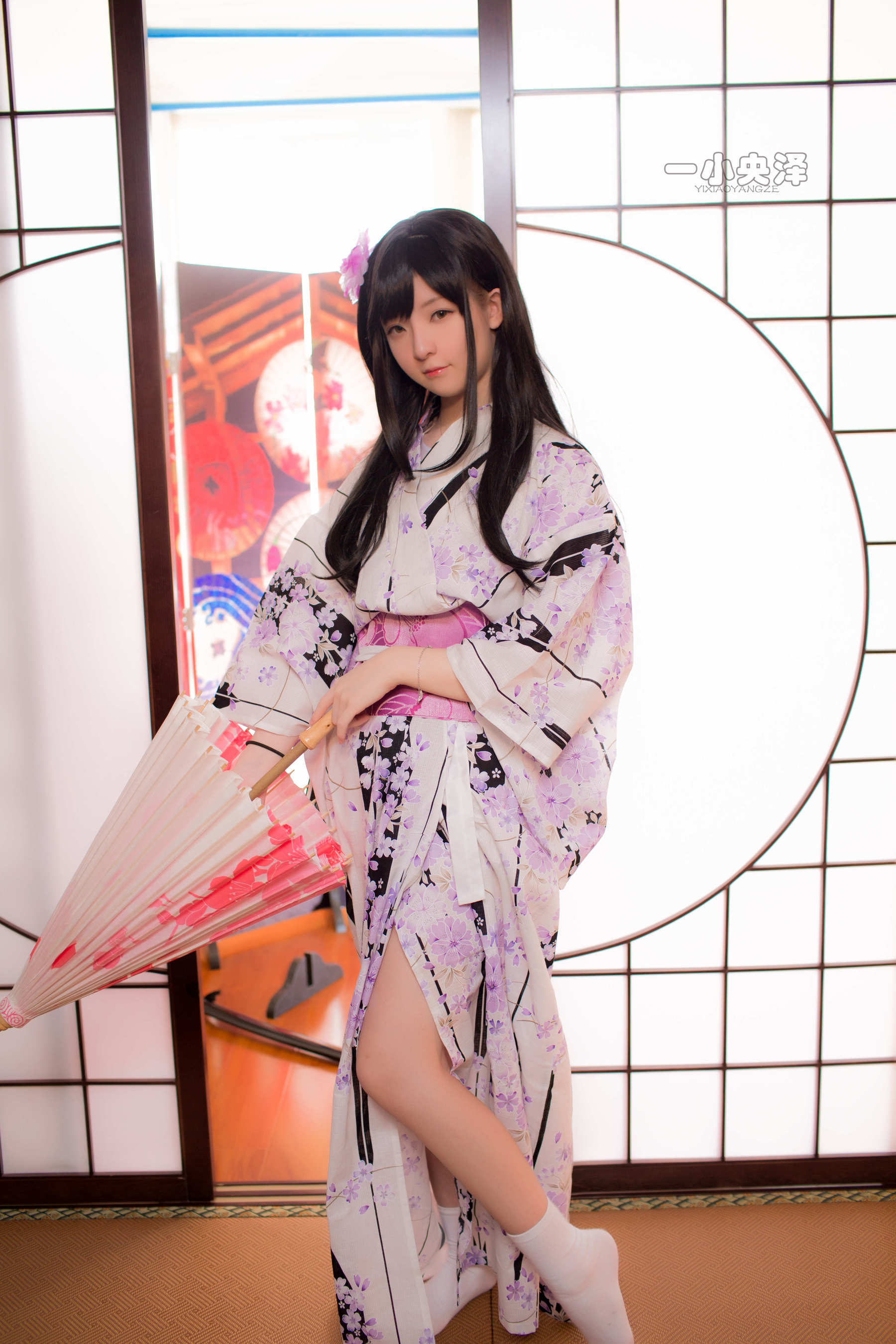 [萝莉COS] 一小央泽 - 和服短袜
