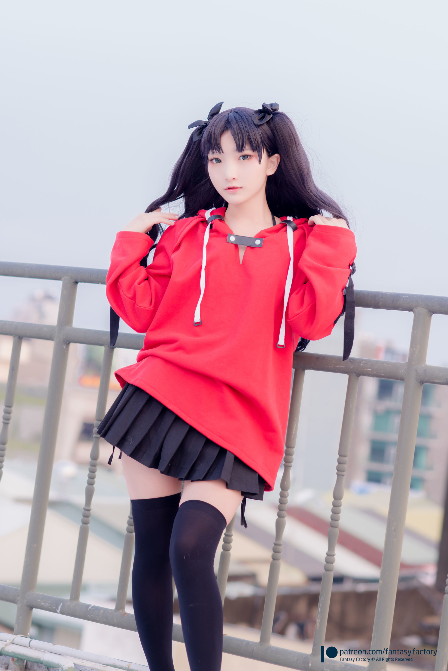 [Fantasy Factory] 小丁Cosplay - 单车少女 黑胶 情趣网衫