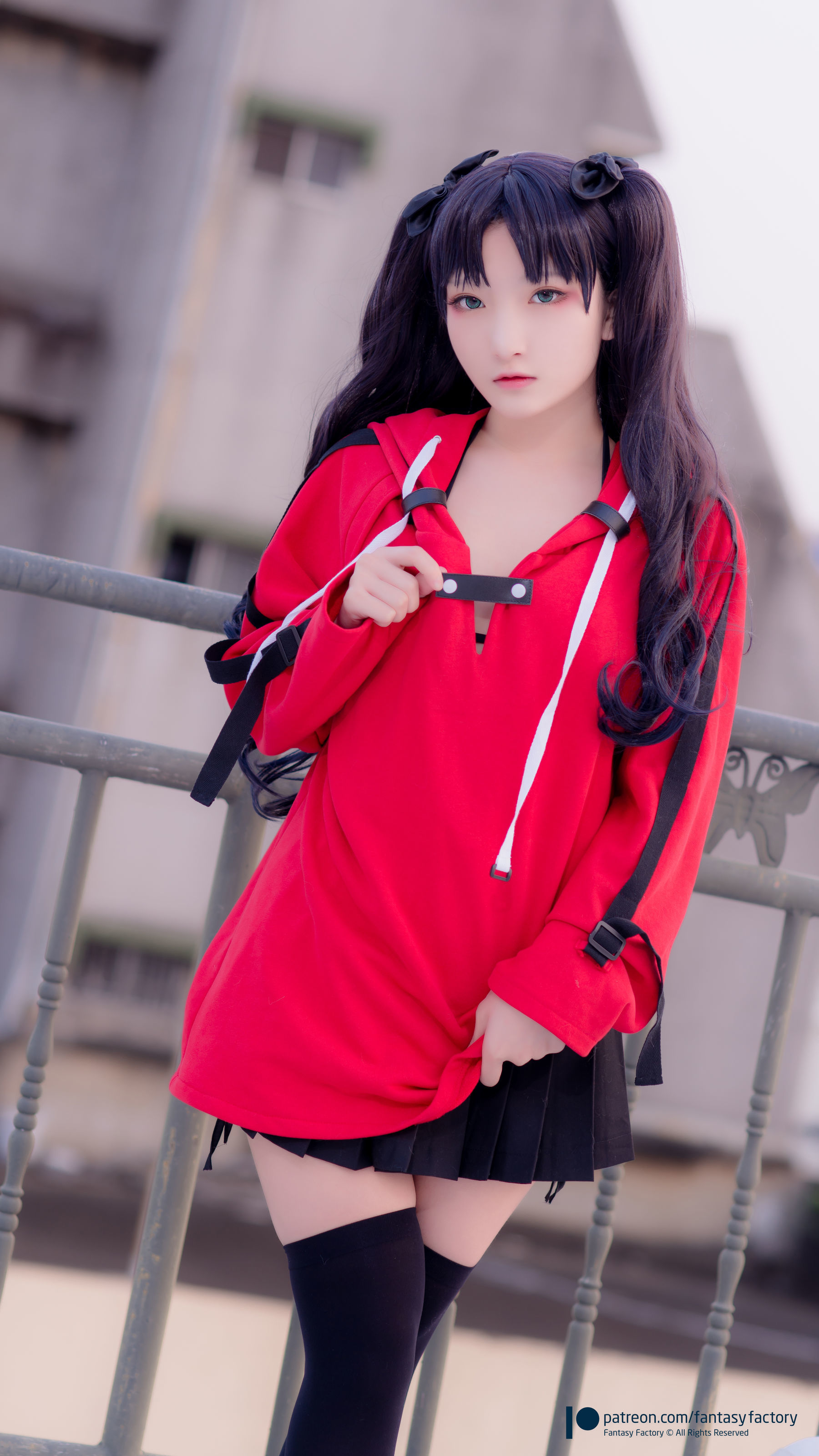 [Fantasy Factory] 小丁Cosplay - 单车少女 黑胶 情趣网衫