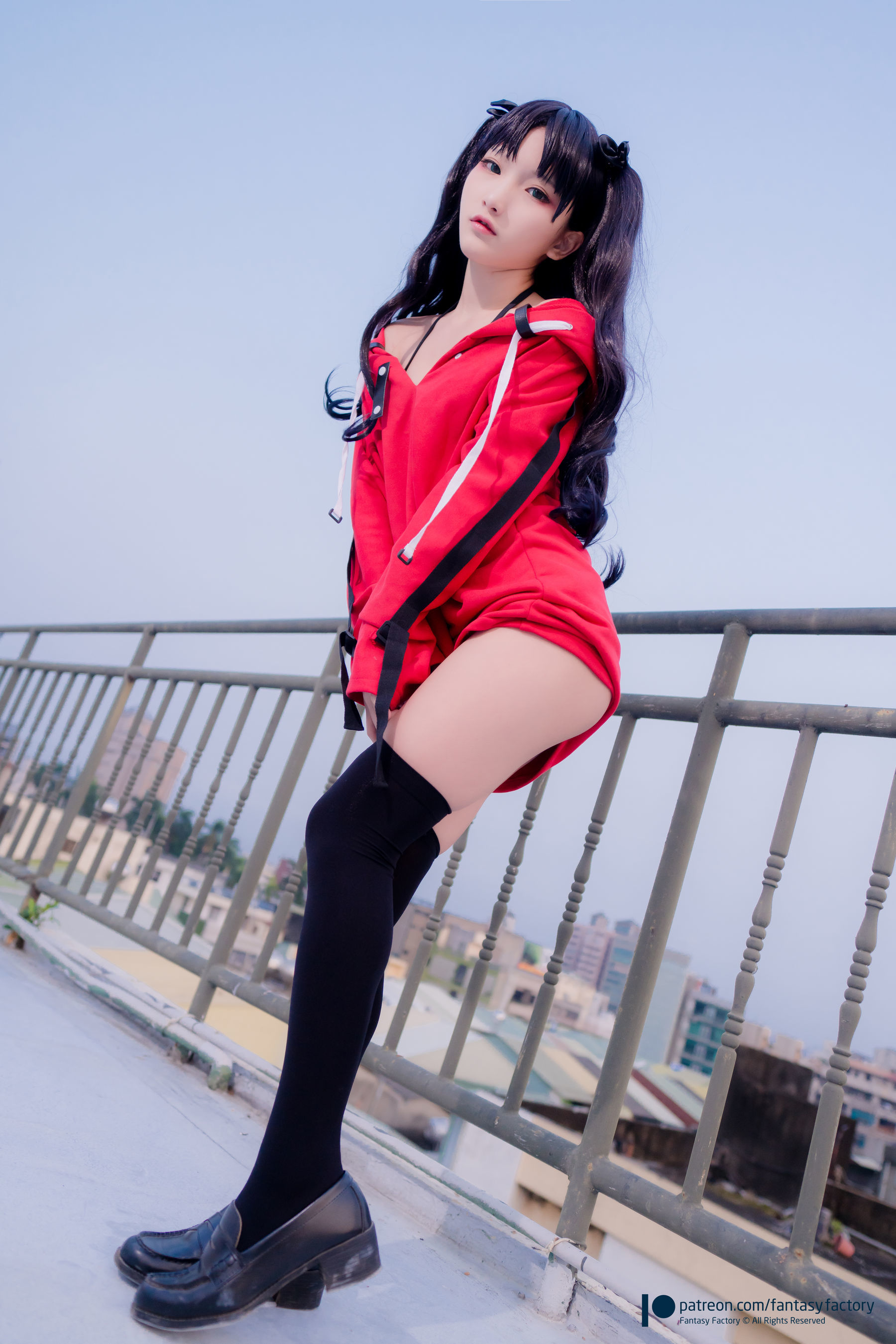[Fantasy Factory] 小丁Cosplay - 单车少女 黑胶 情趣网衫