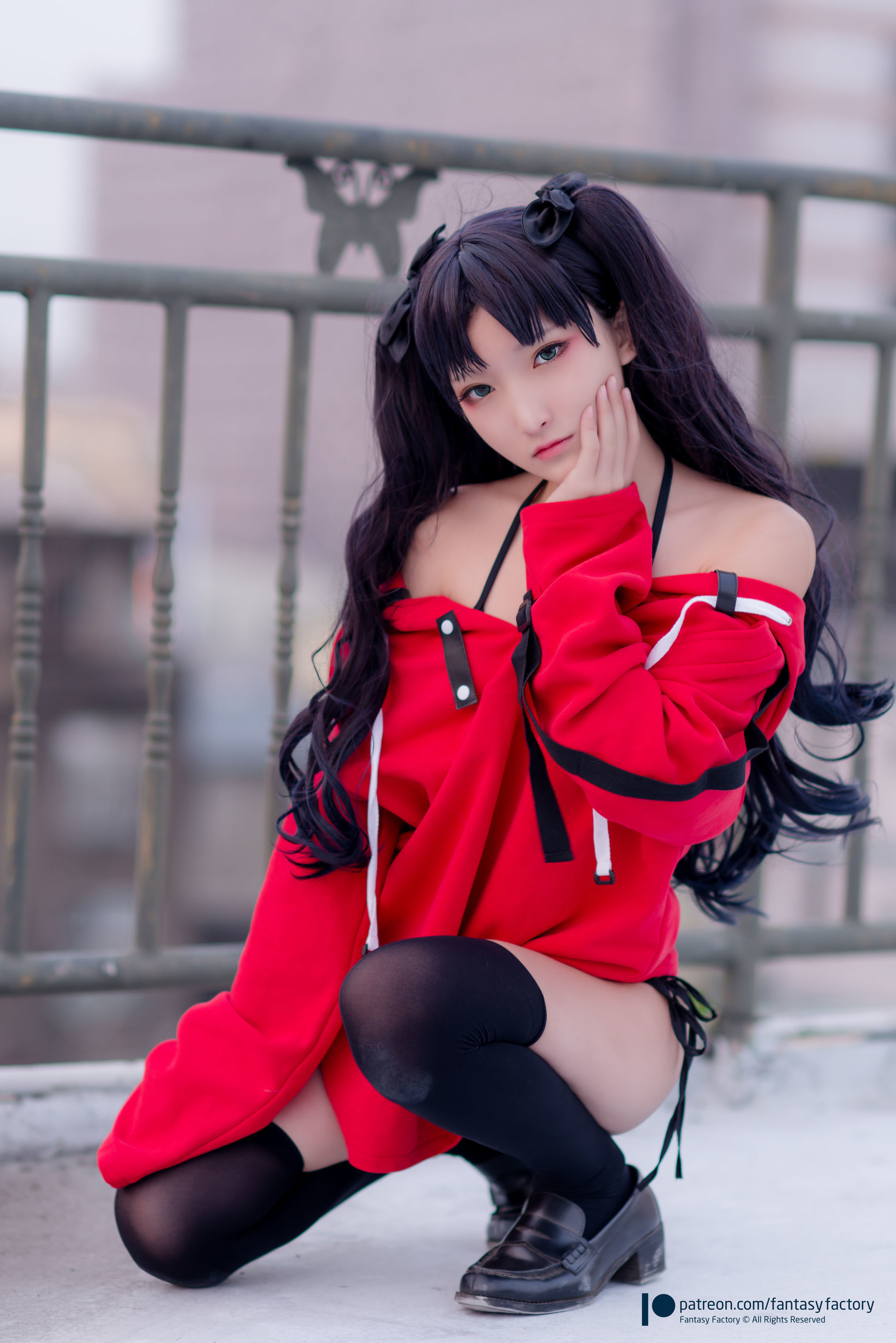 [Fantasy Factory] 小丁Cosplay - 单车少女 黑胶 情趣网衫
