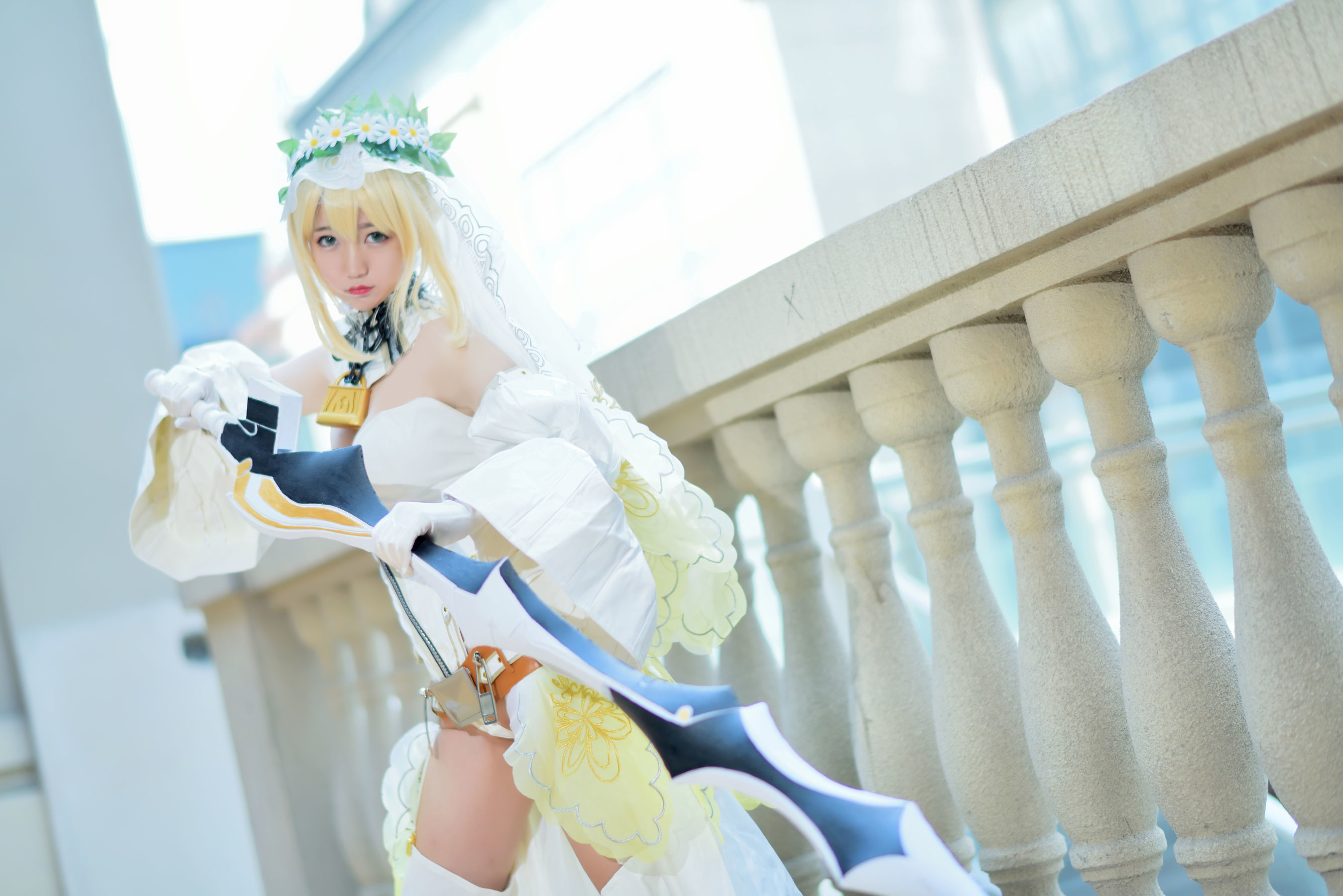 [萝莉COS] Nagesa魔物女本 白衣骑士