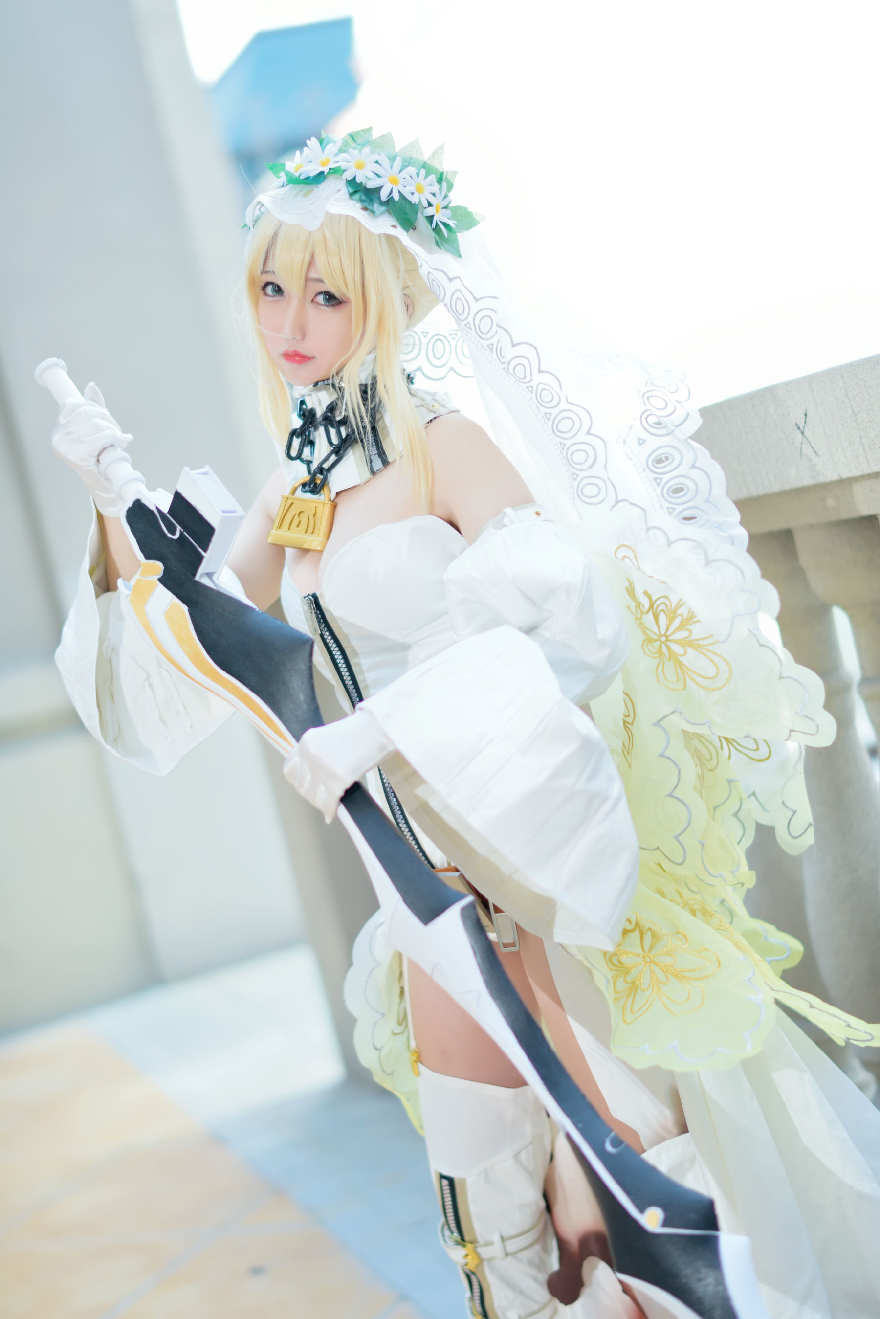 [萝莉COS] Nagesa魔物女本 白衣骑士