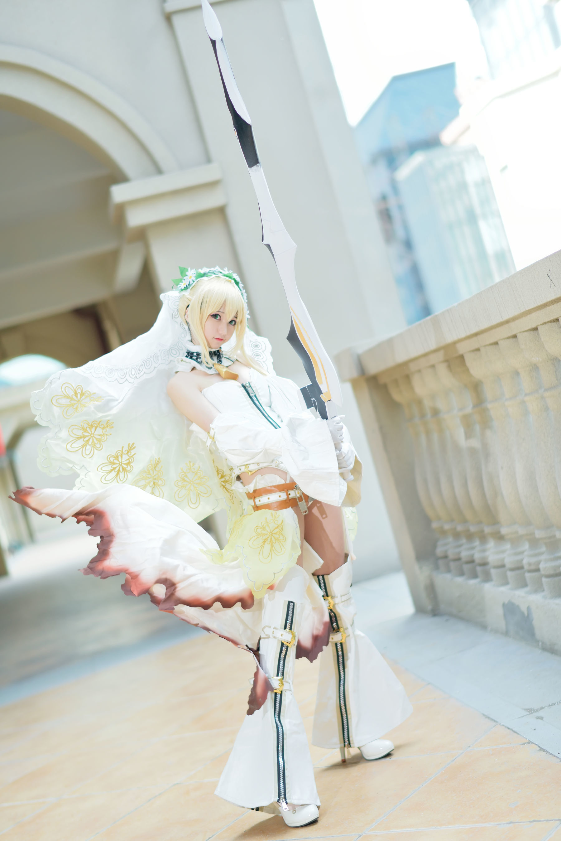 [萝莉COS] Nagesa魔物女本 白衣骑士