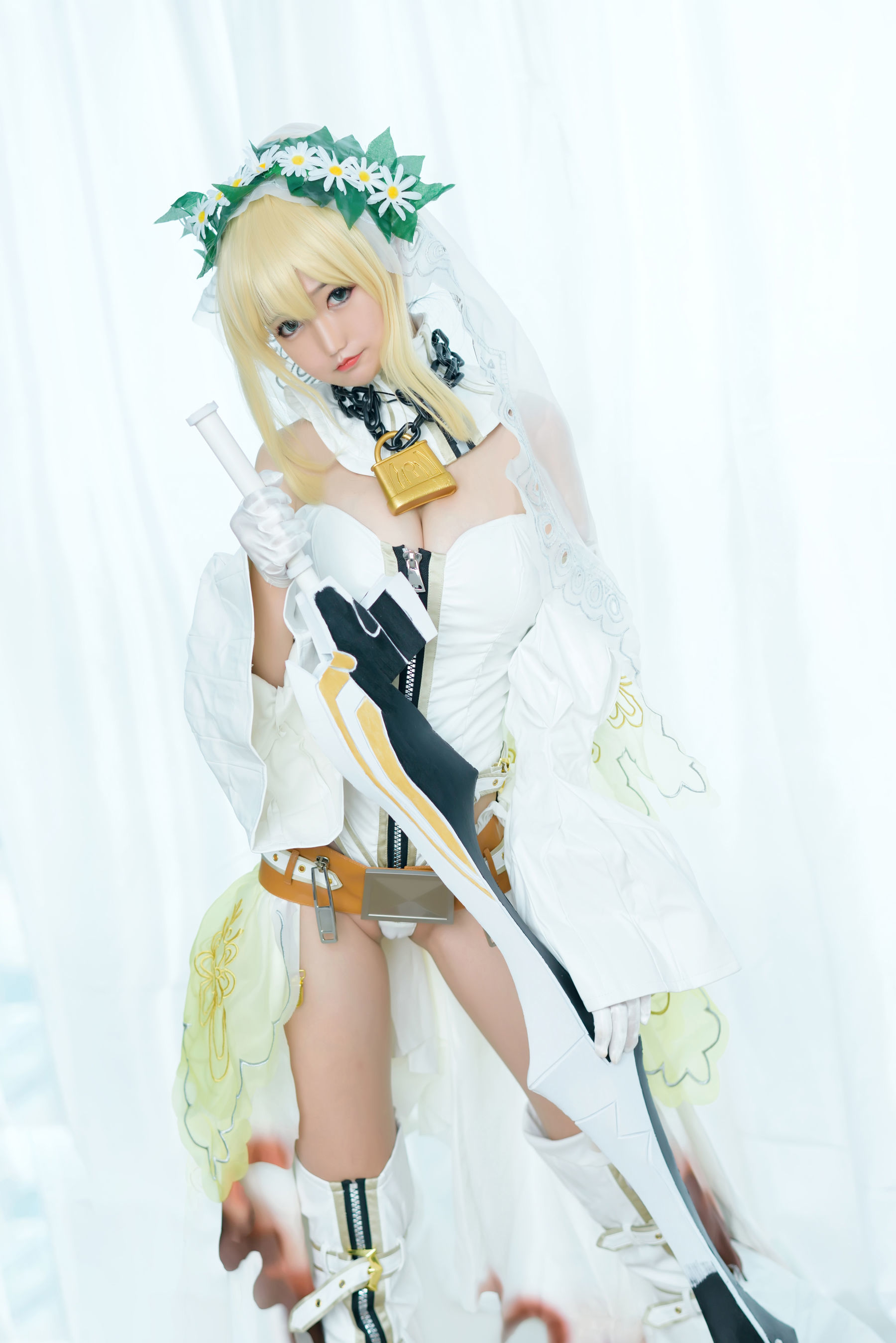 [萝莉COS] Nagesa魔物女本 白衣骑士