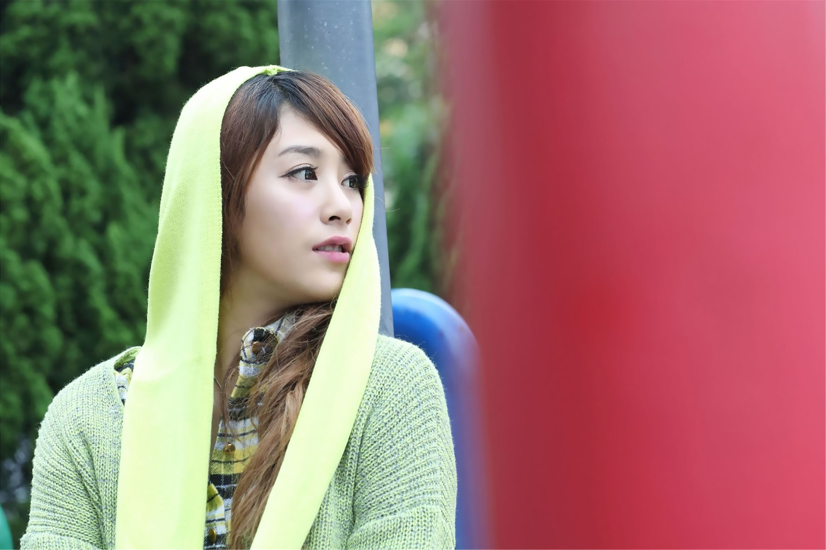 [台湾美女] 夏晴MISO 黑丝外拍