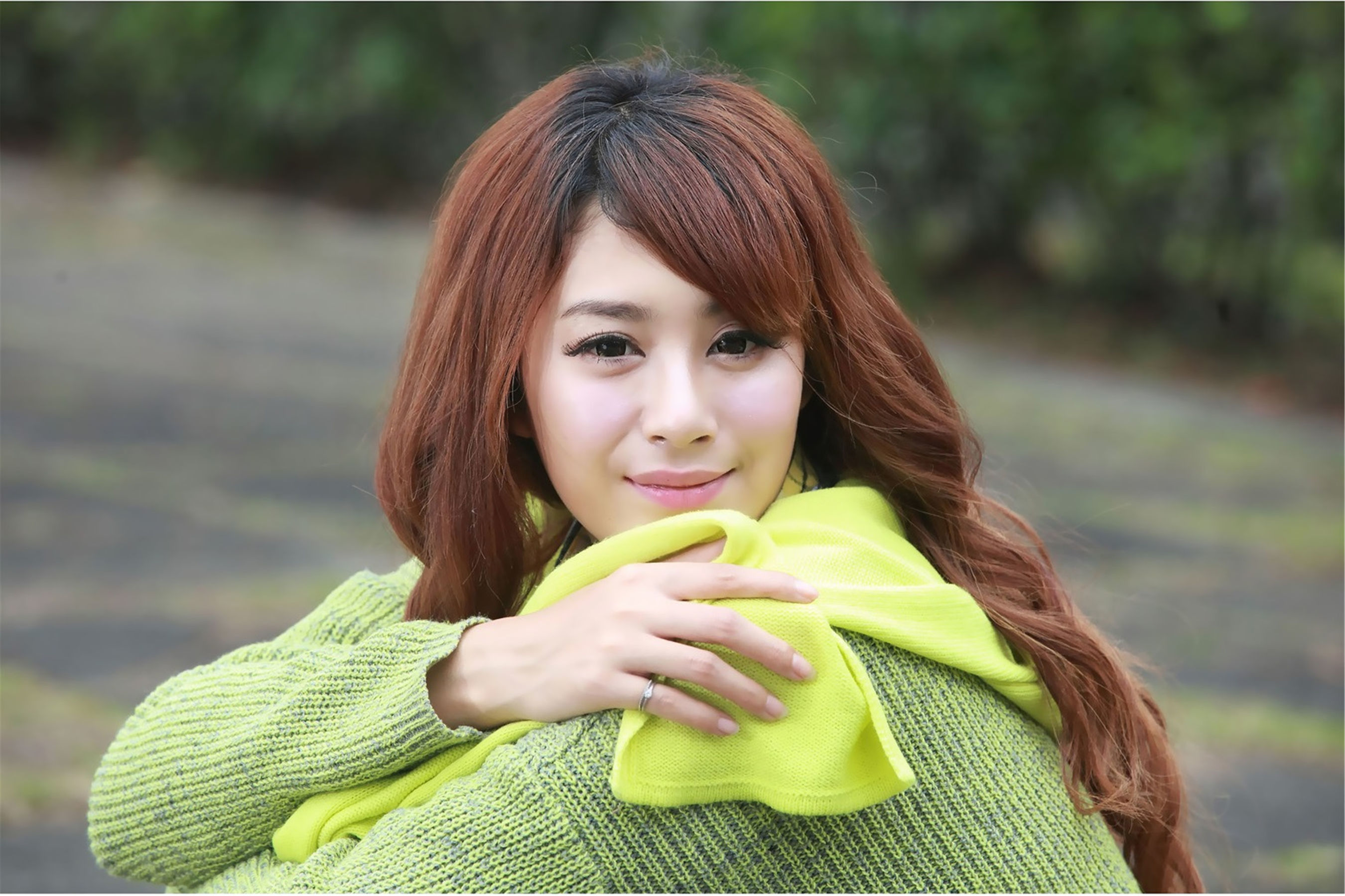 [台湾美女] 夏晴MISO 黑丝外拍