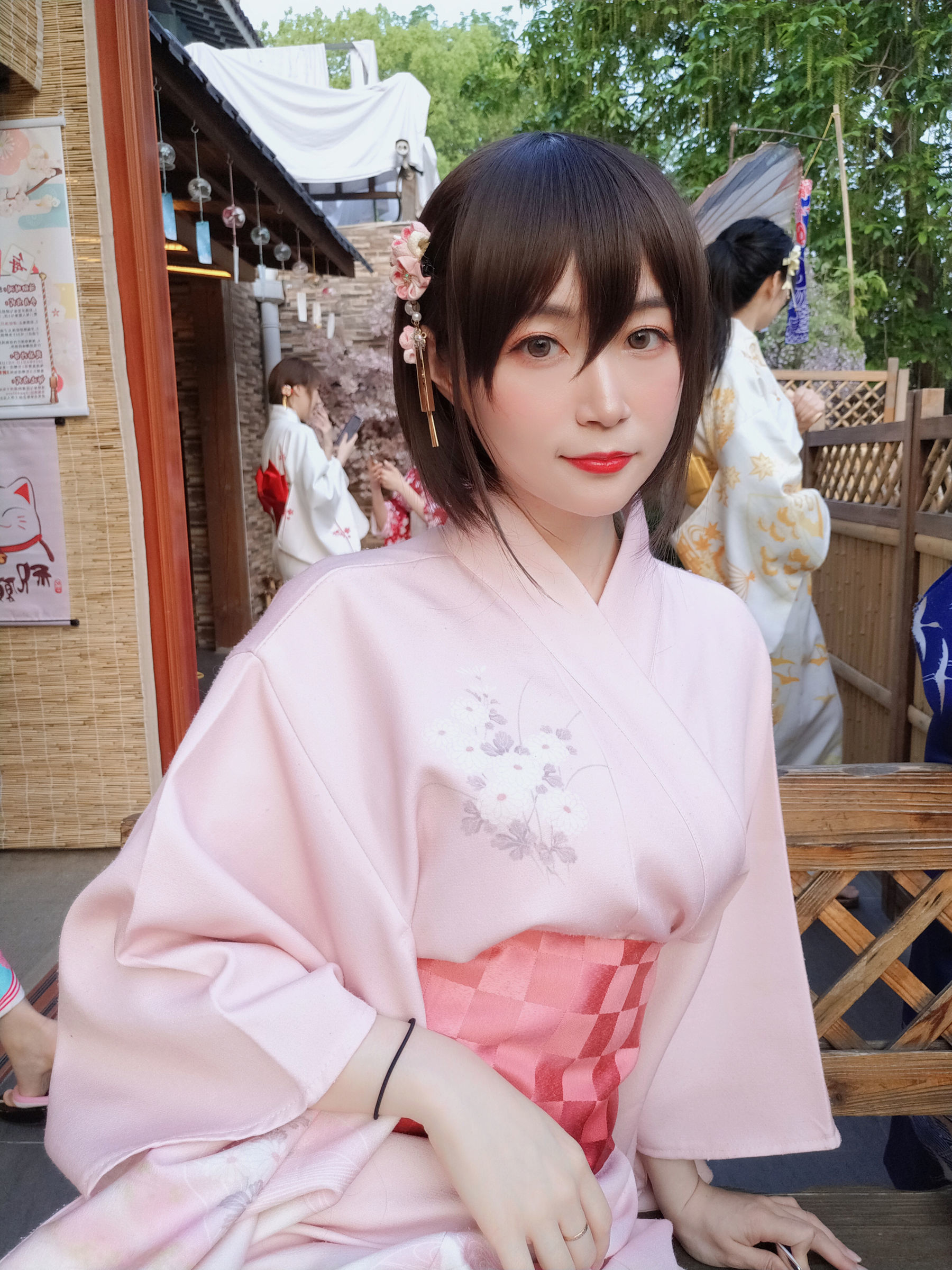 [萝莉COS] 白银 - 和服温泉