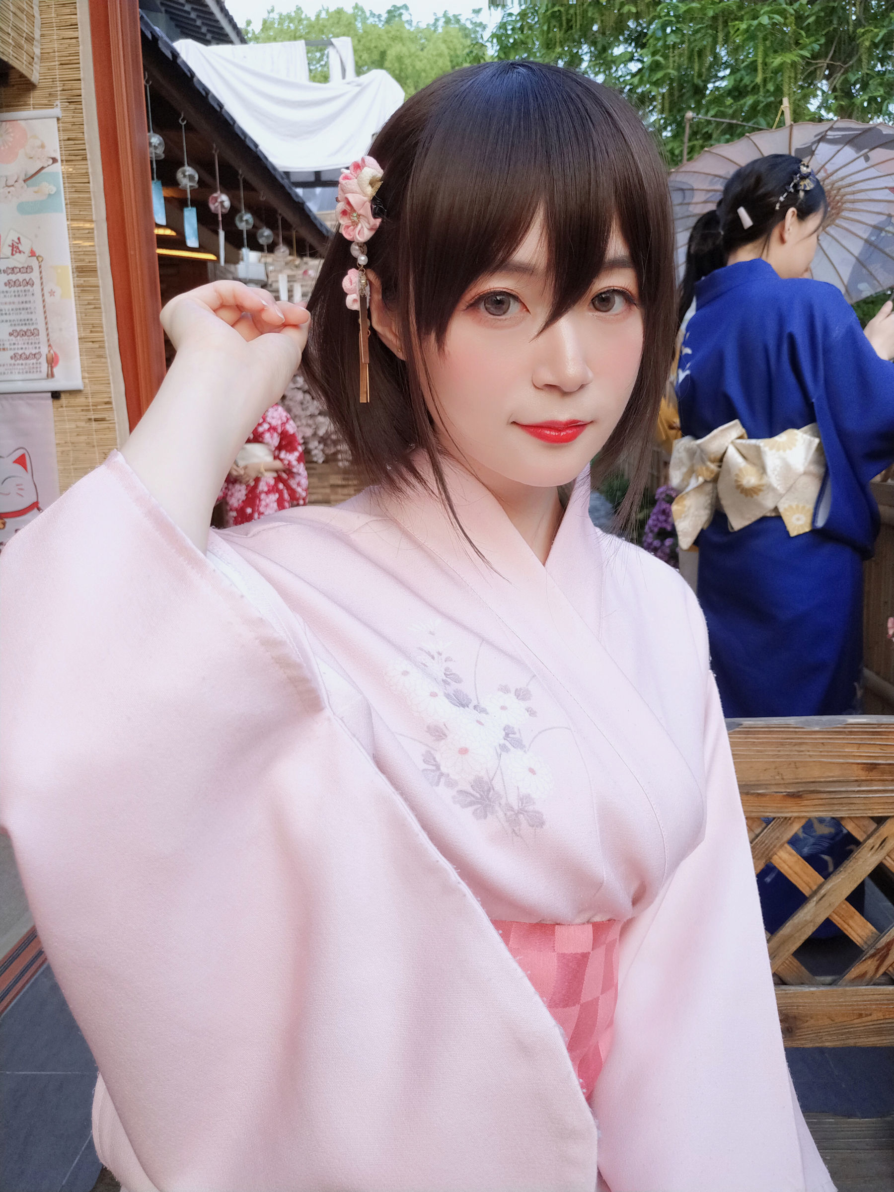 [萝莉COS] 白银 - 和服温泉