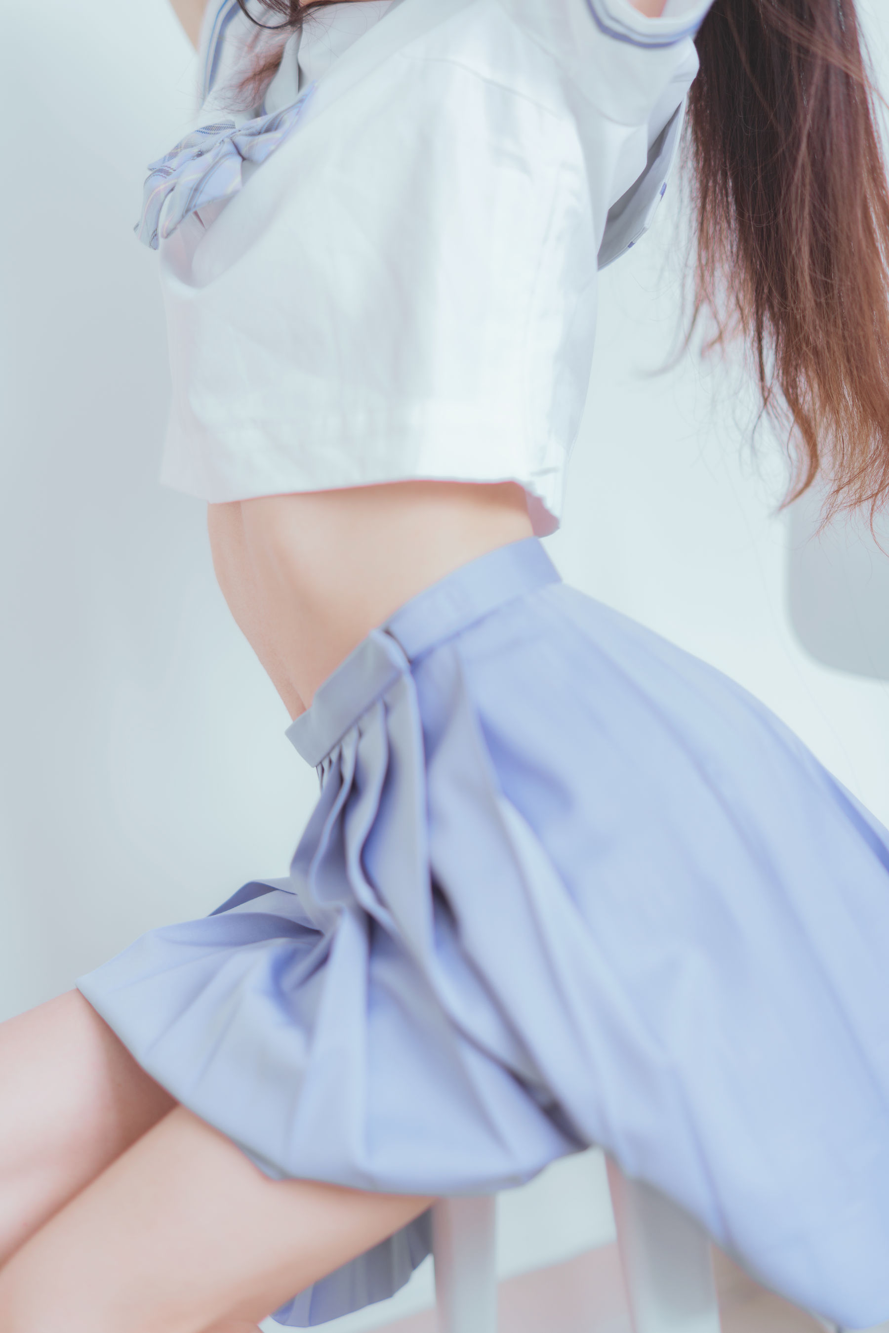 [萝莉COS] 桜桃喵 - 校服黑丝