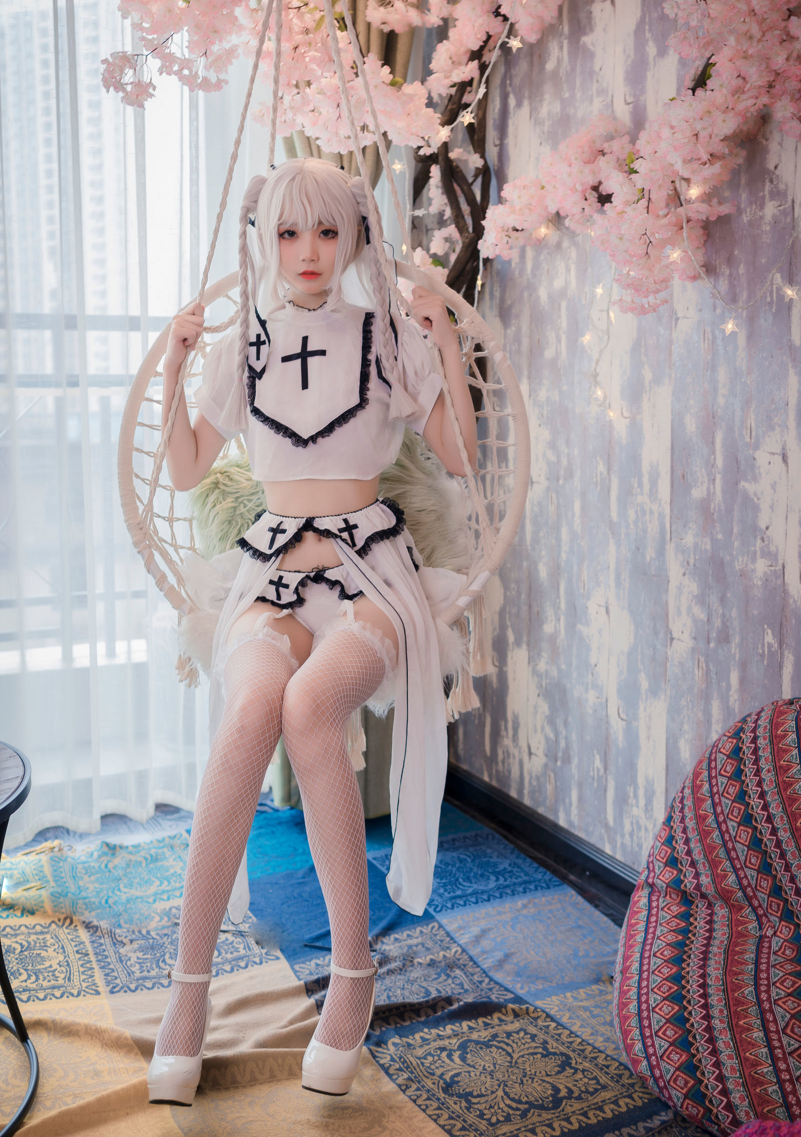[萝莉COS] 清纯少女五更百鬼 - 黑白