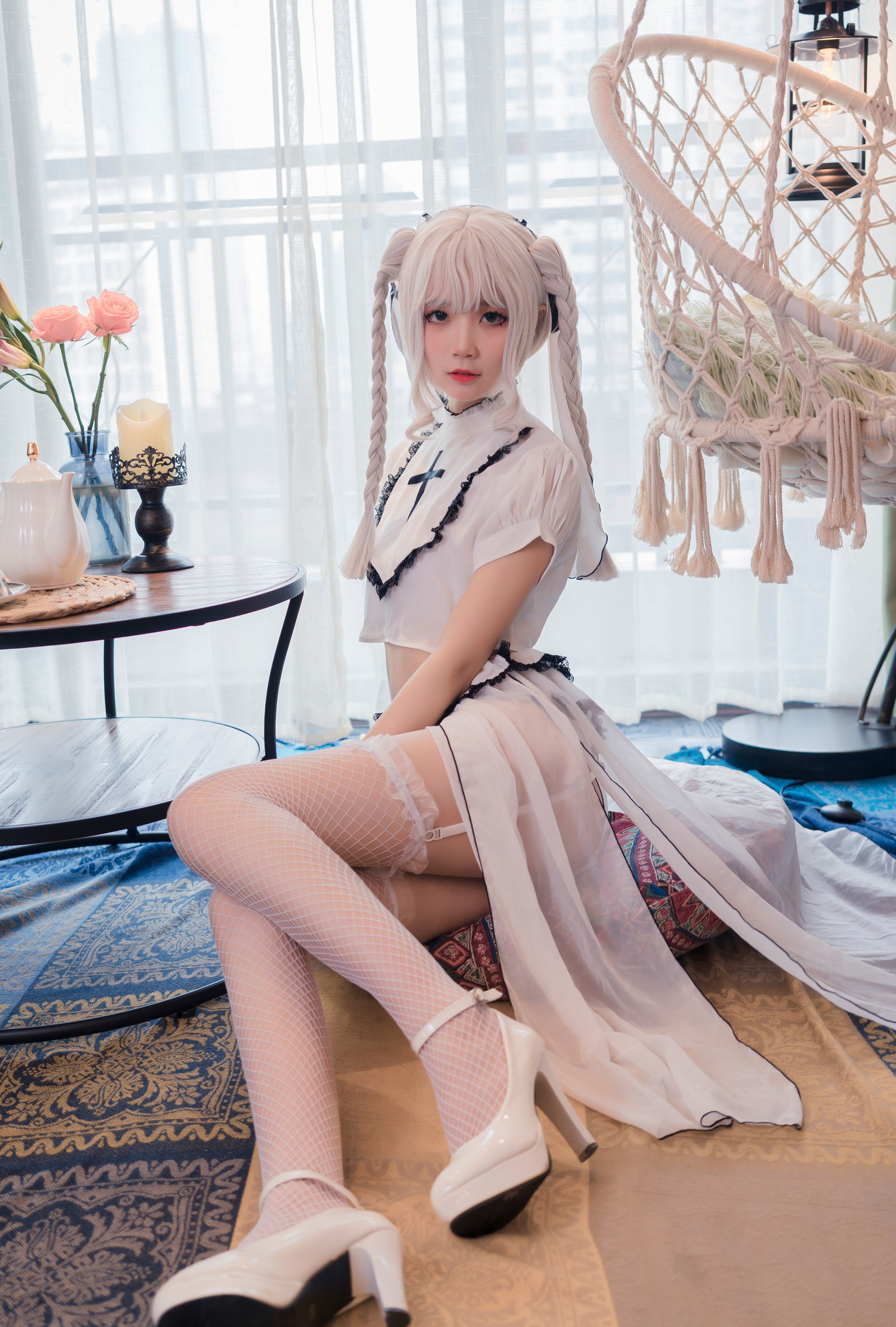 [萝莉COS] 清纯少女五更百鬼 - 黑白