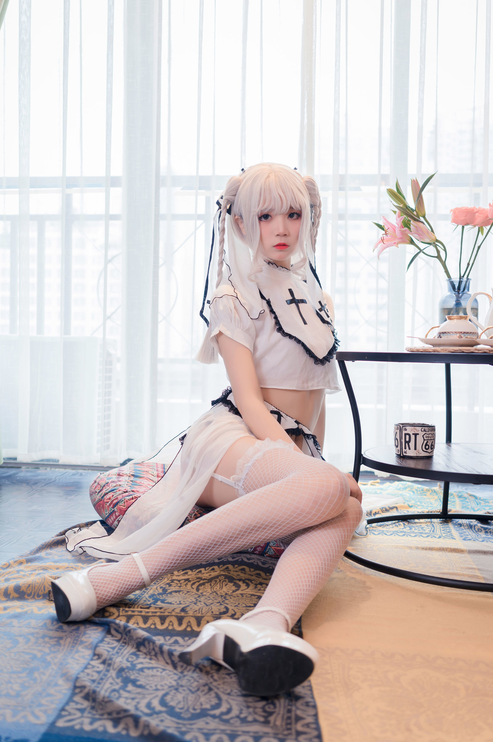 [萝莉COS] 清纯少女五更百鬼 - 黑白