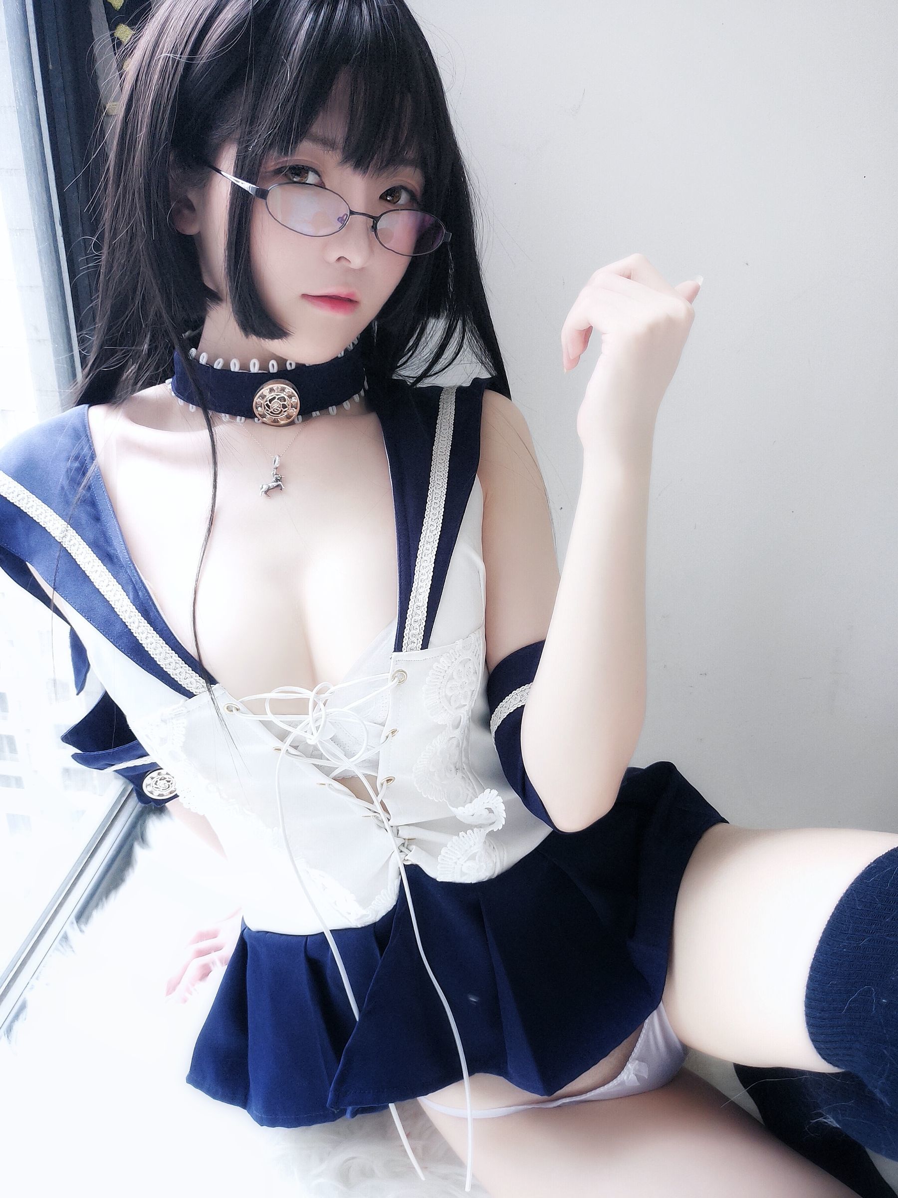 [萝莉COS] 一小央泽 - 武士刀与水手服