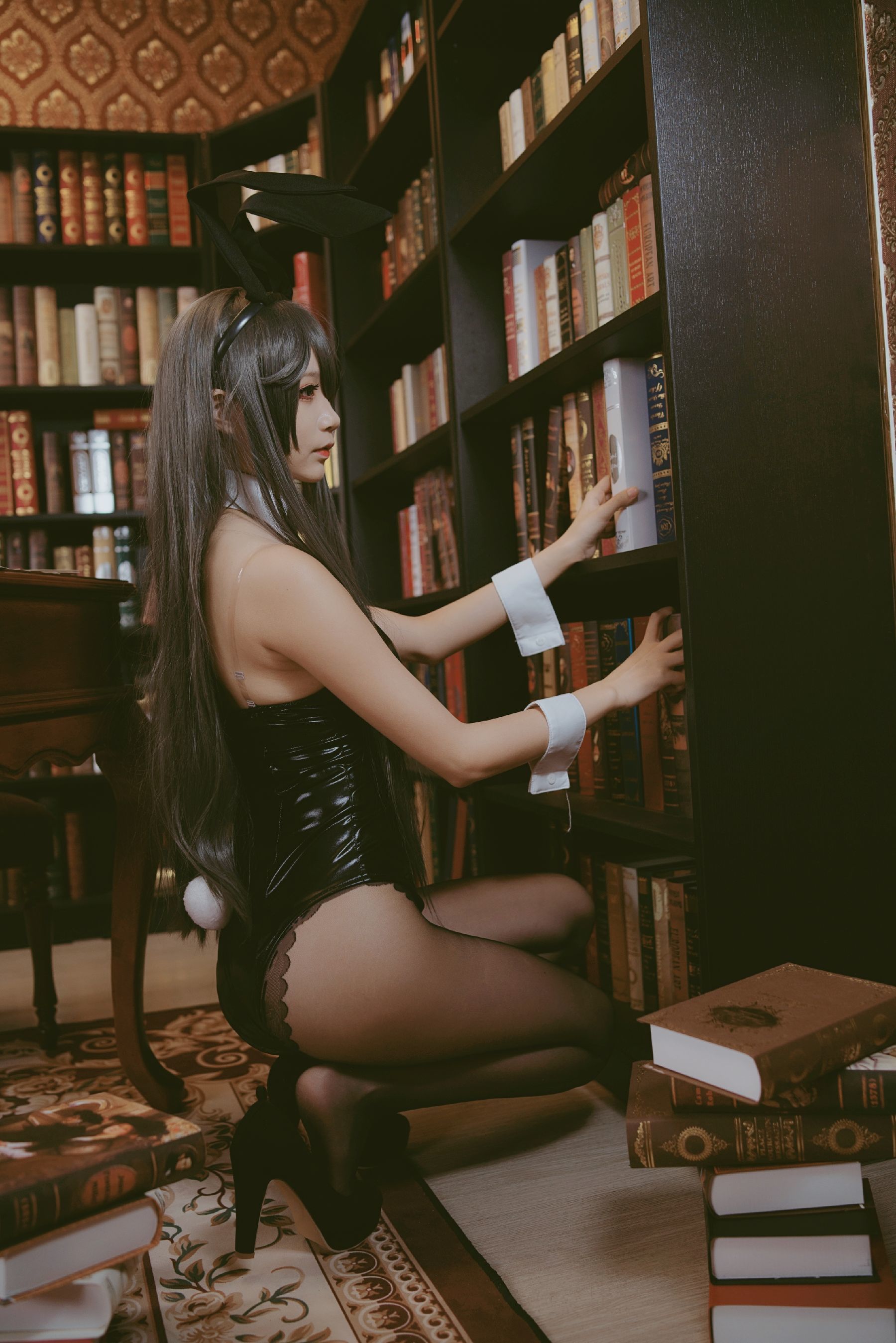 [萝莉COS] 清纯少女五更百鬼 - 樱岛麻衣兔女郎