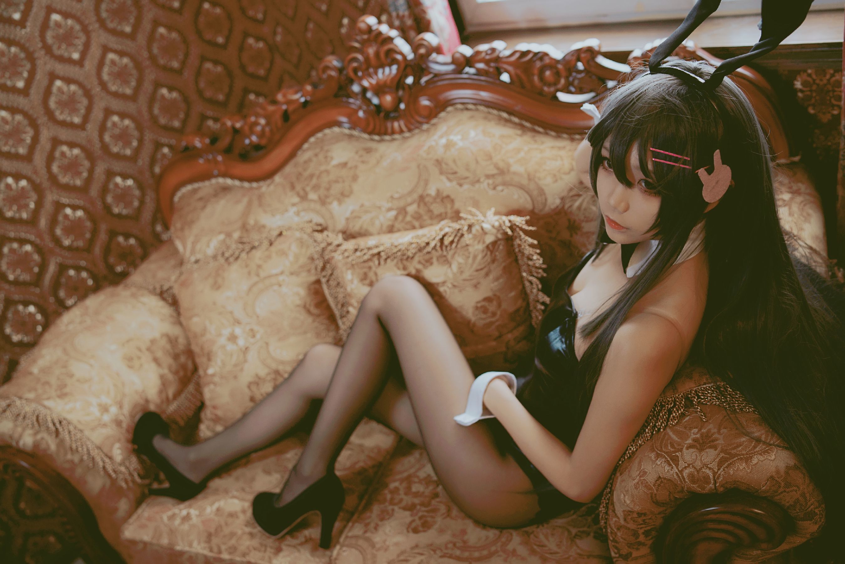 [萝莉COS] 清纯少女五更百鬼 - 樱岛麻衣兔女郎