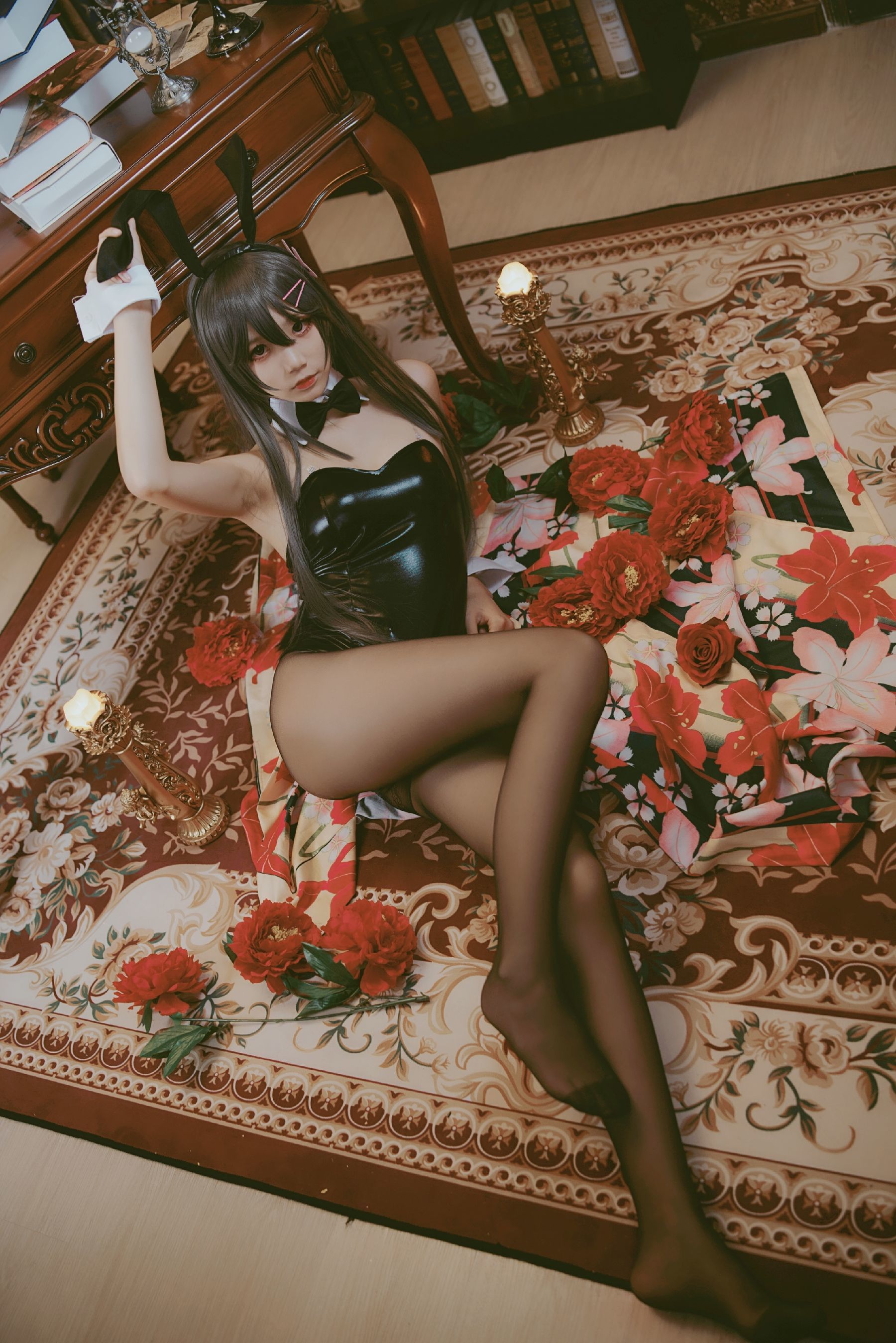 [萝莉COS] 清纯少女五更百鬼 - 樱岛麻衣兔女郎