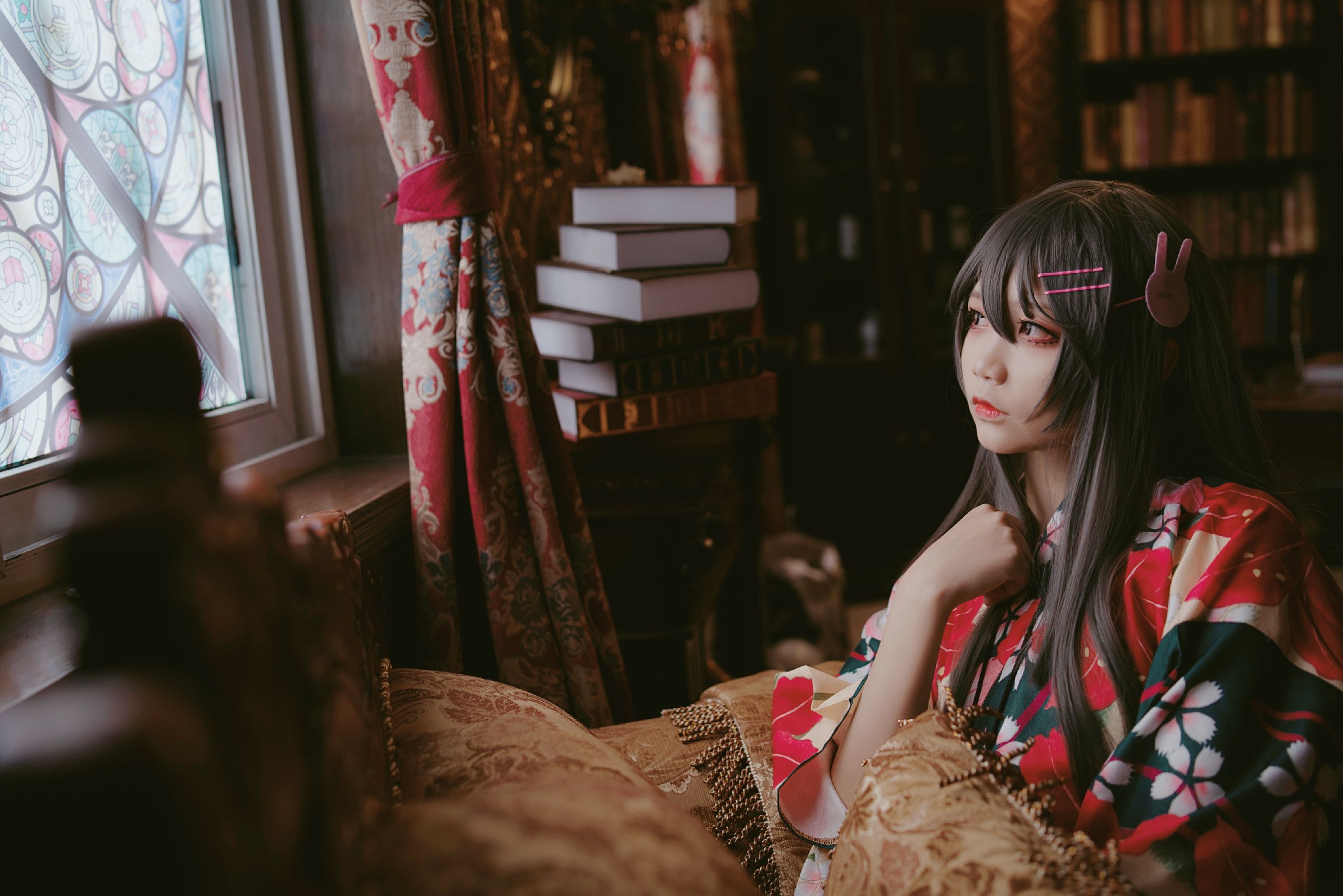 [萝莉COS] 清纯少女五更百鬼 - 樱岛麻衣兔女郎